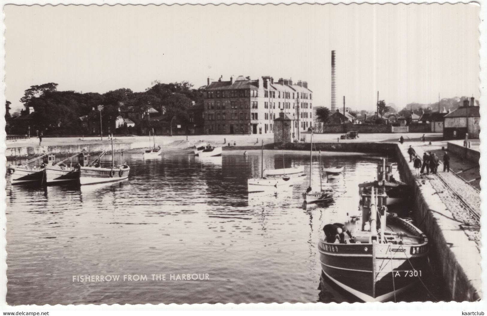 Fisherrow From The Harbour   A 7301 - (Scotland) - Boats & Ships - East Lothian