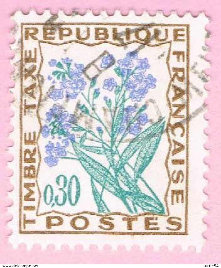 France Timbres-Taxe, N° 99 Obl. - Fleurs Des Champs - 1960-.... Used