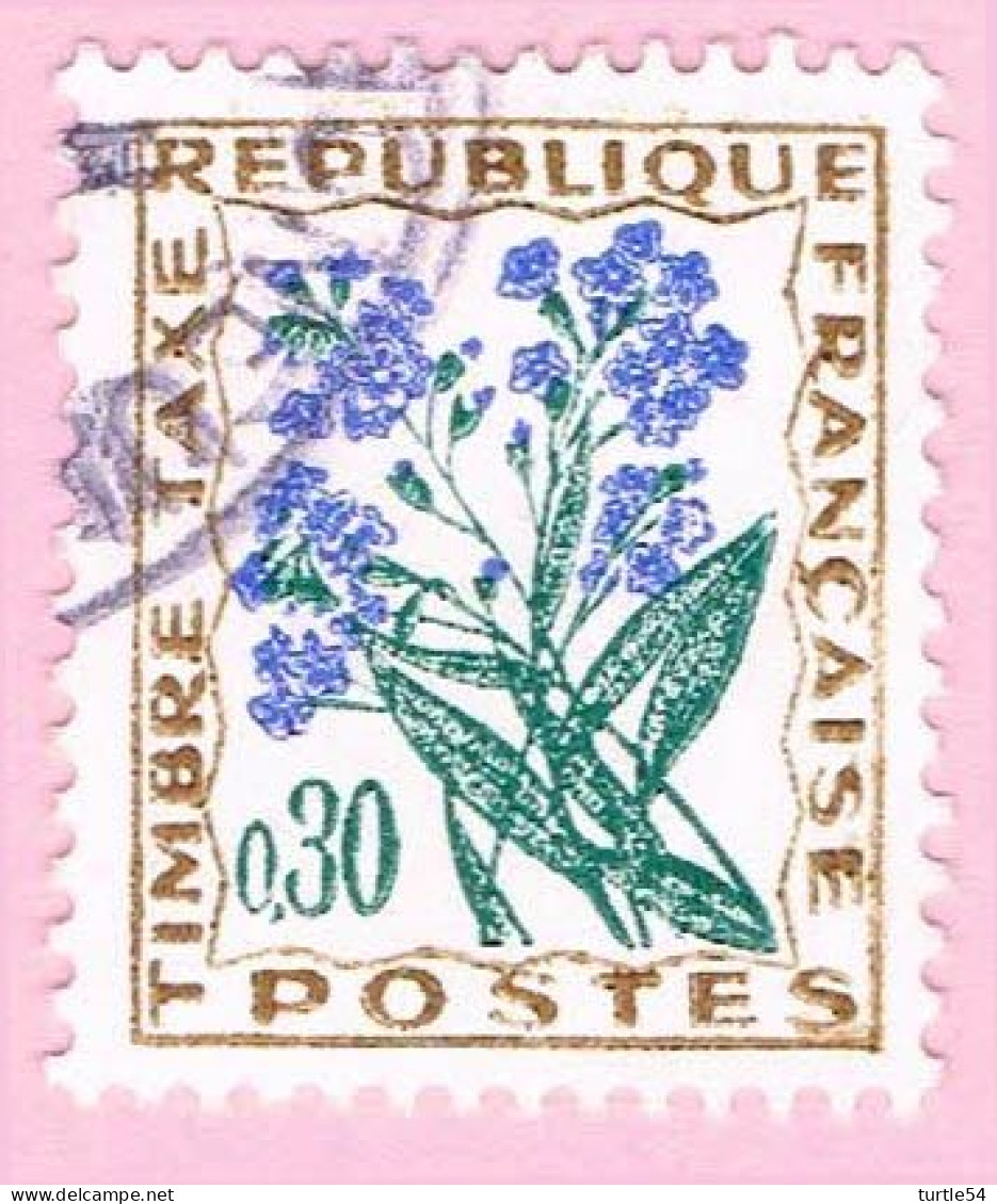 France Timbres-Taxe, N° 99 Obl. - Fleurs Des Champs - 1960-.... Oblitérés