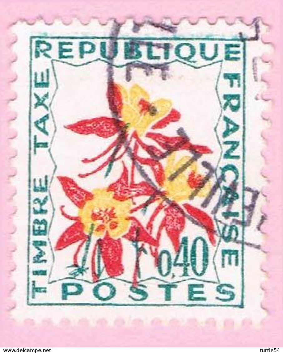 France Timbres-Taxe, N° 100 Obl. - Fleurs Des Champs - 1960-.... Oblitérés