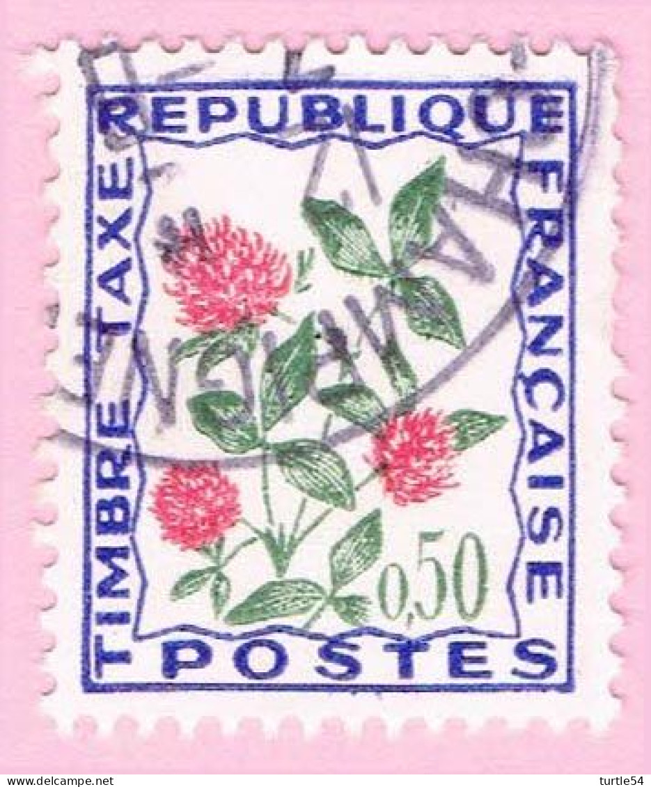 France Timbres-Taxe, N° 101 Obl. - Fleurs Des Champs - 1960-.... Gebraucht