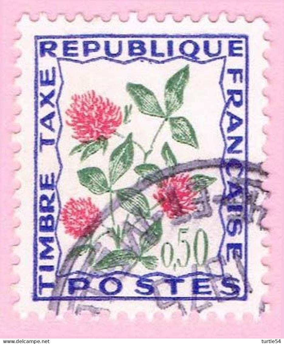 France Timbres-Taxe, N° 101 Obl. - Fleurs Des Champs - 1960-.... Afgestempeld