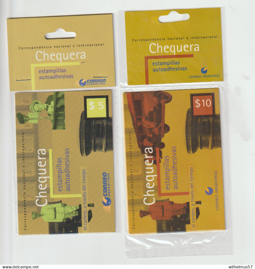 Argentina 1998 Booklets  Chequeras $ 5 , $ 10, $ 20 And $ 50  In Original Packaging  MNH - Libretti