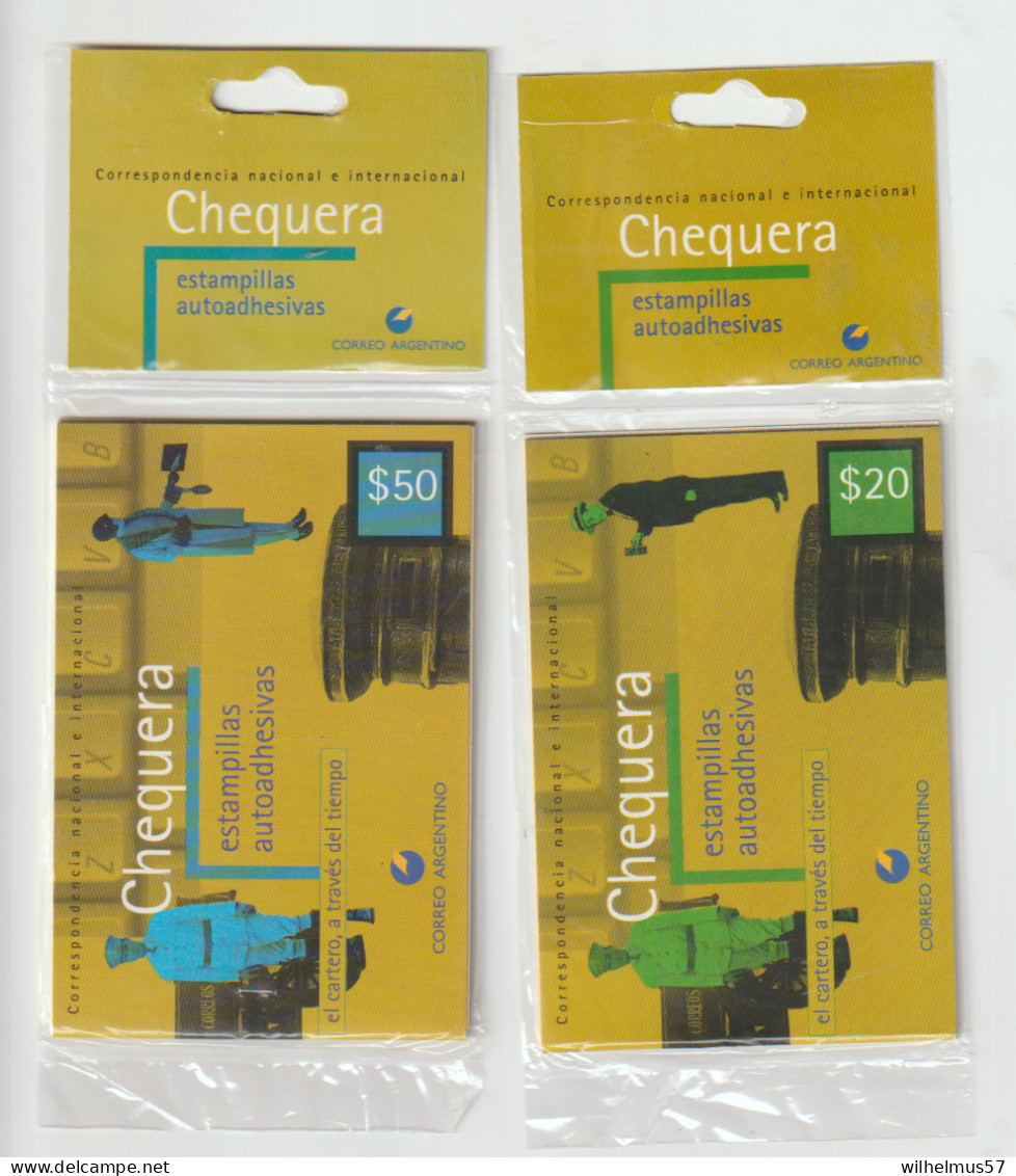 Argentina 1998 Booklets  Chequeras $ 5 , $ 10, $ 20 And $ 50  In Original Packaging  MNH - Postzegelboekjes