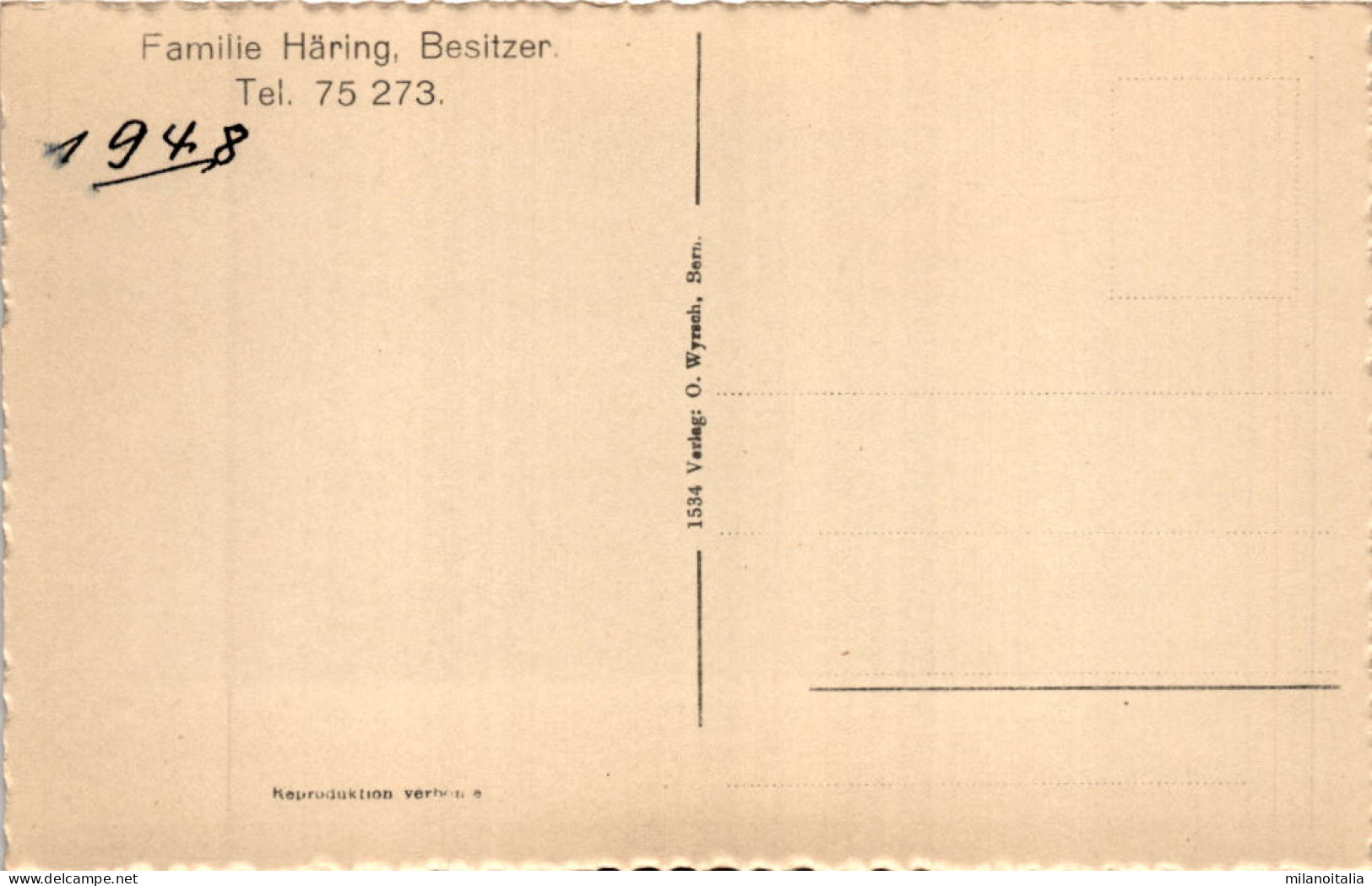 Berghaus Ober-Bölchen Bei Eptingen (1534) * 1948 - Eptingen