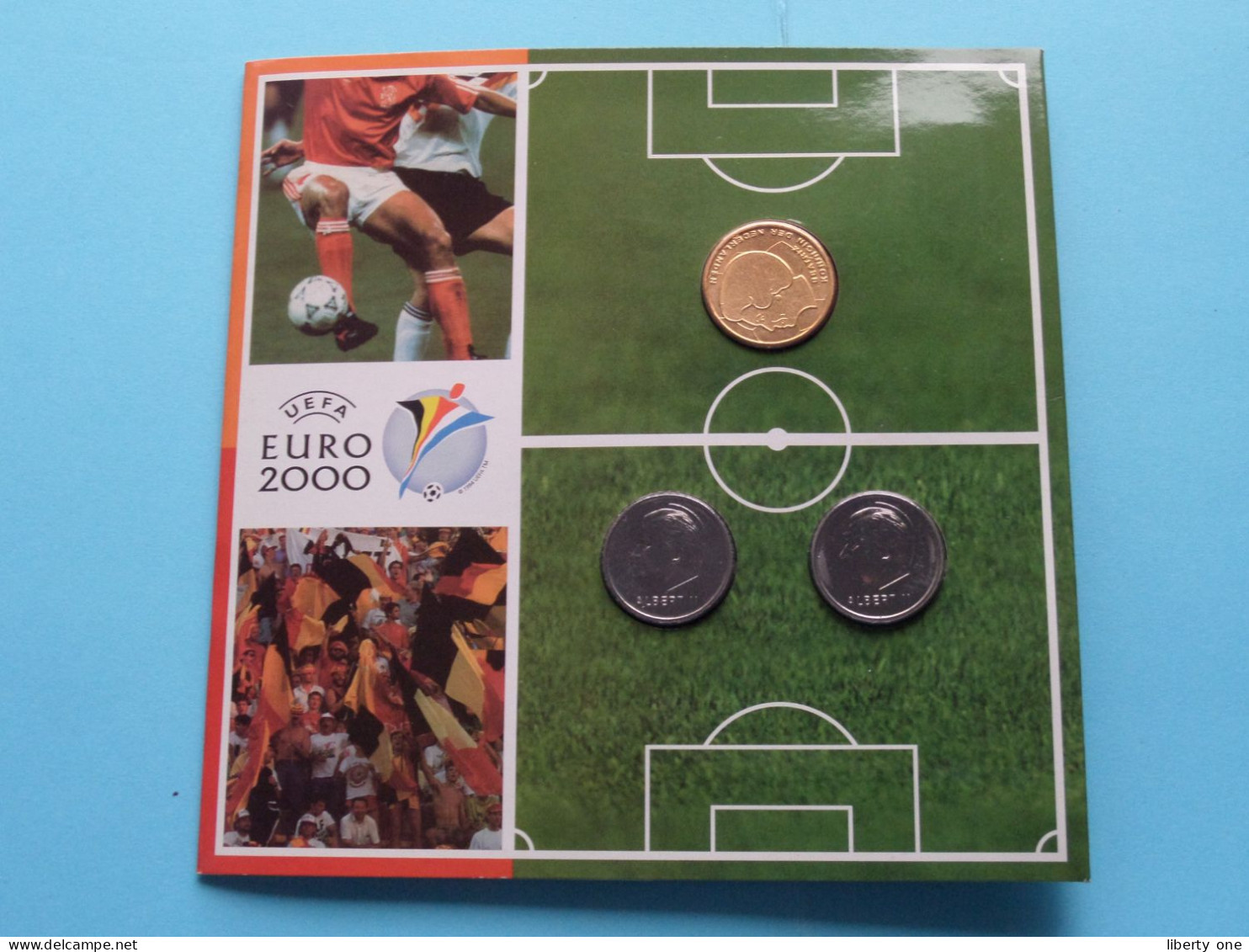 België - Nederland EURO 2000 ( Zie / Voir SCANS ) ! - FDEC, BU, BE & Münzkassetten