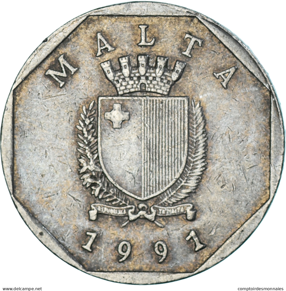 Monnaie, Malte, 50 Cents, 1991 - Malta