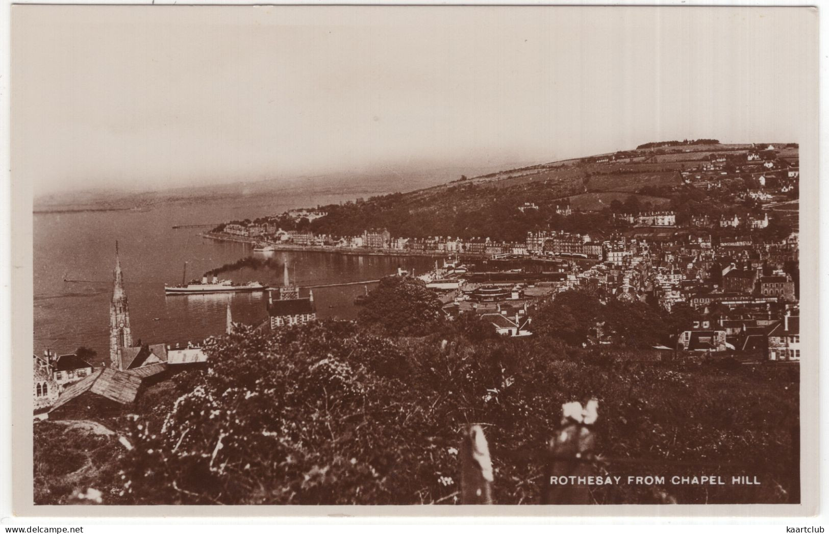 Rothesay From Chapel Hill - (Scotland) - Bute