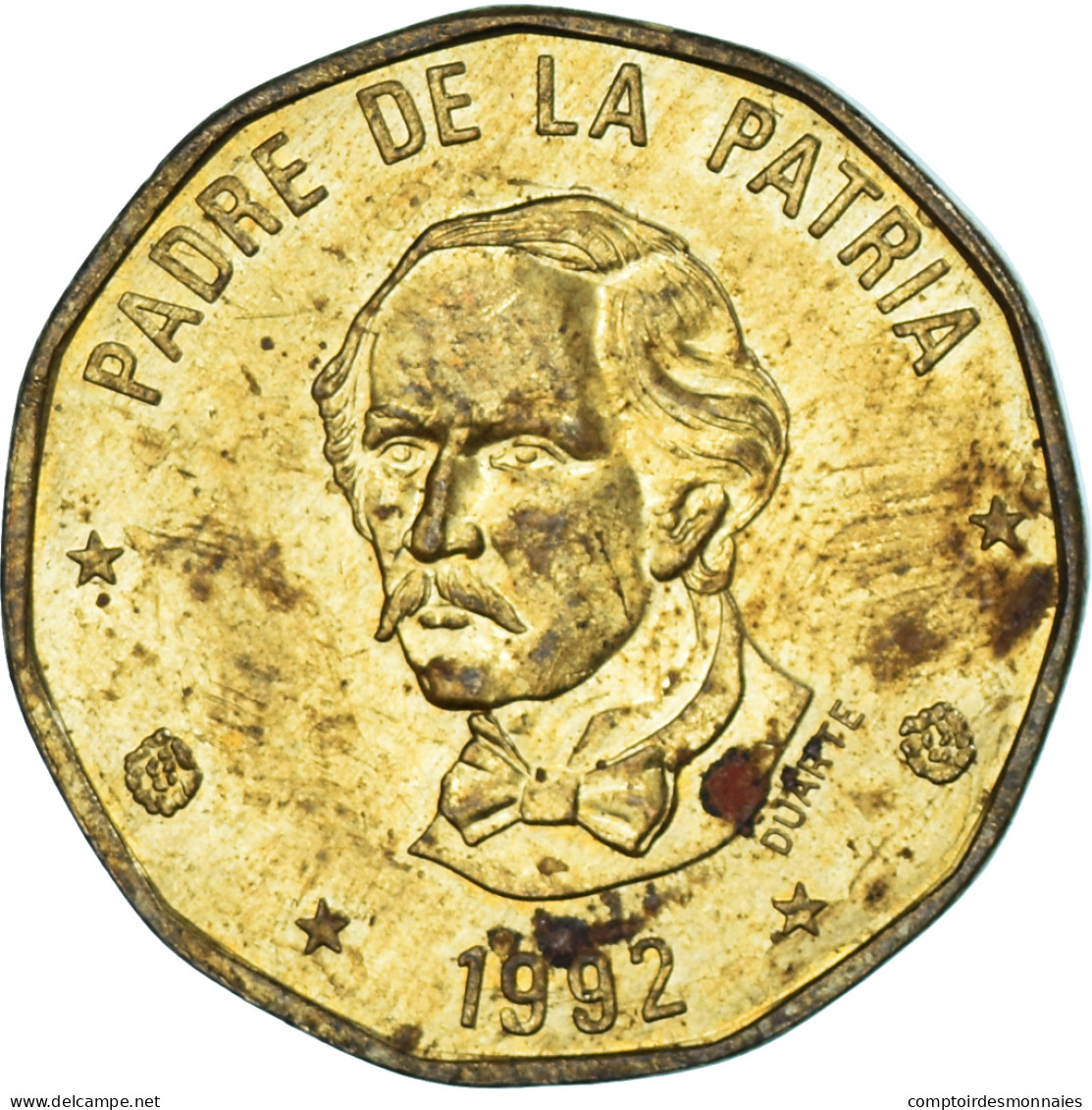 Monnaie, République Dominicaine, Peso, 1992 - Dominicana