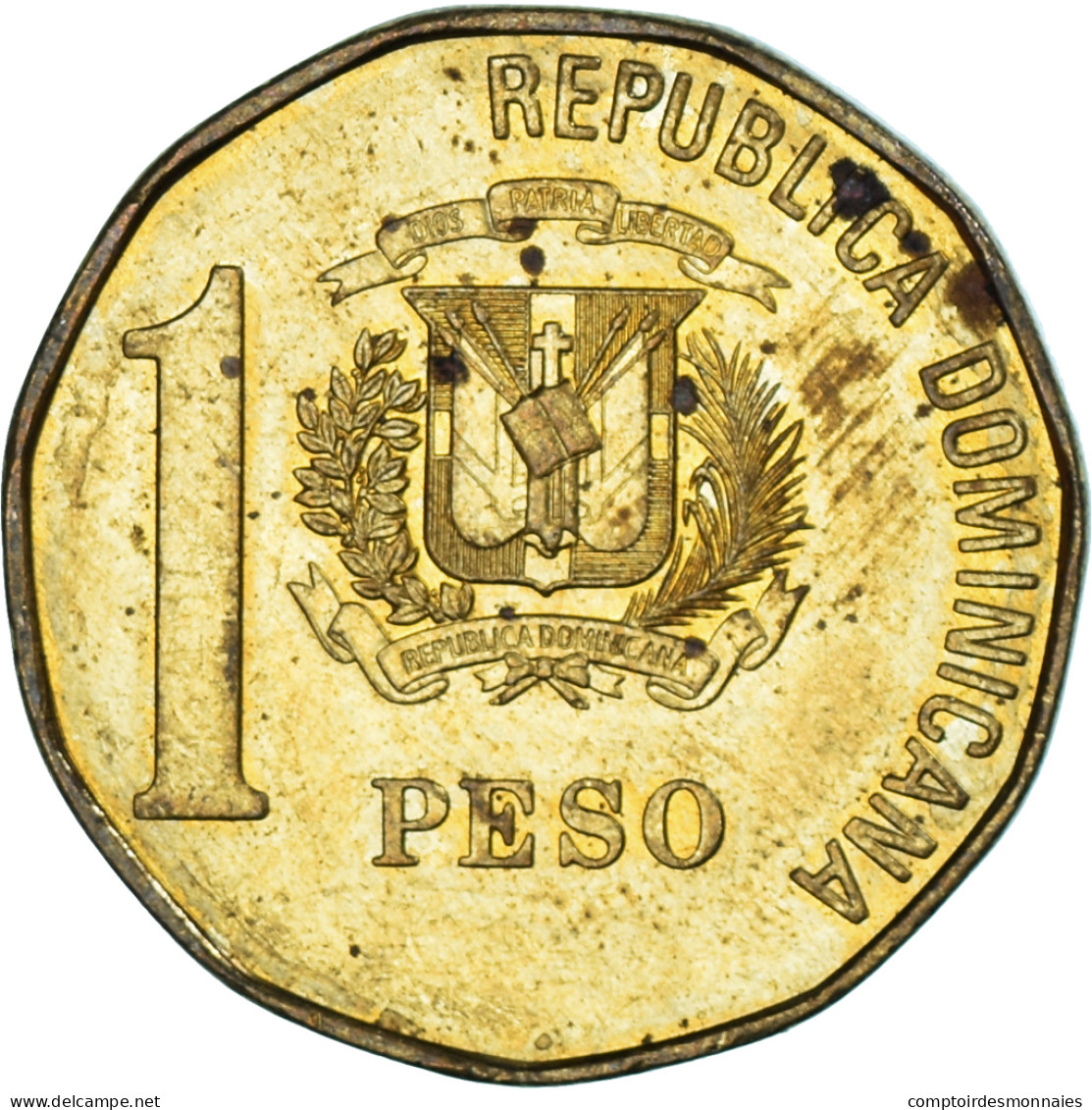 Monnaie, République Dominicaine, Peso, 1992 - Dominicana