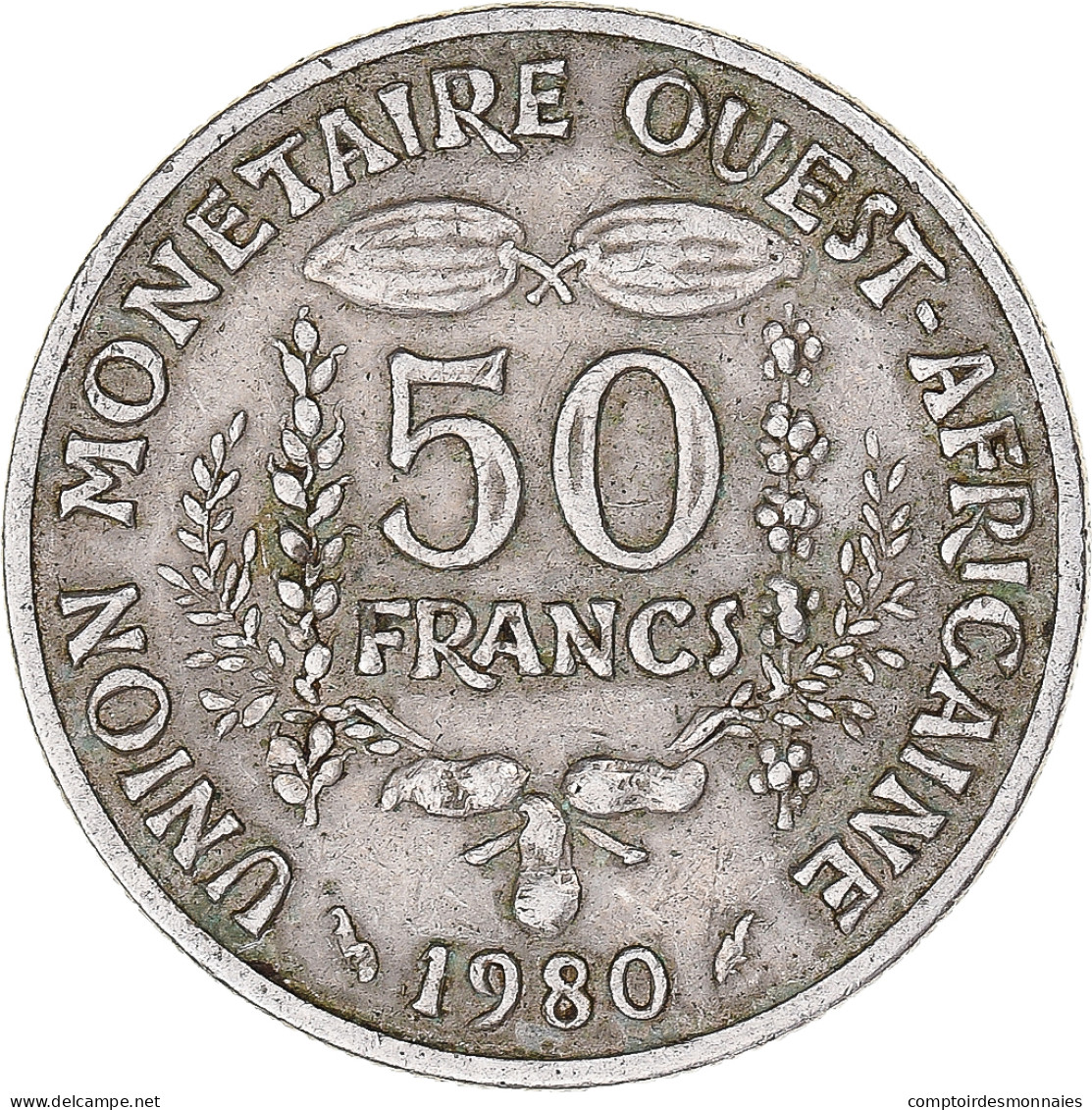 Monnaie, Communauté économique Des États De L'Afrique De L'Ouest, 50 Francs - Costa De Marfil