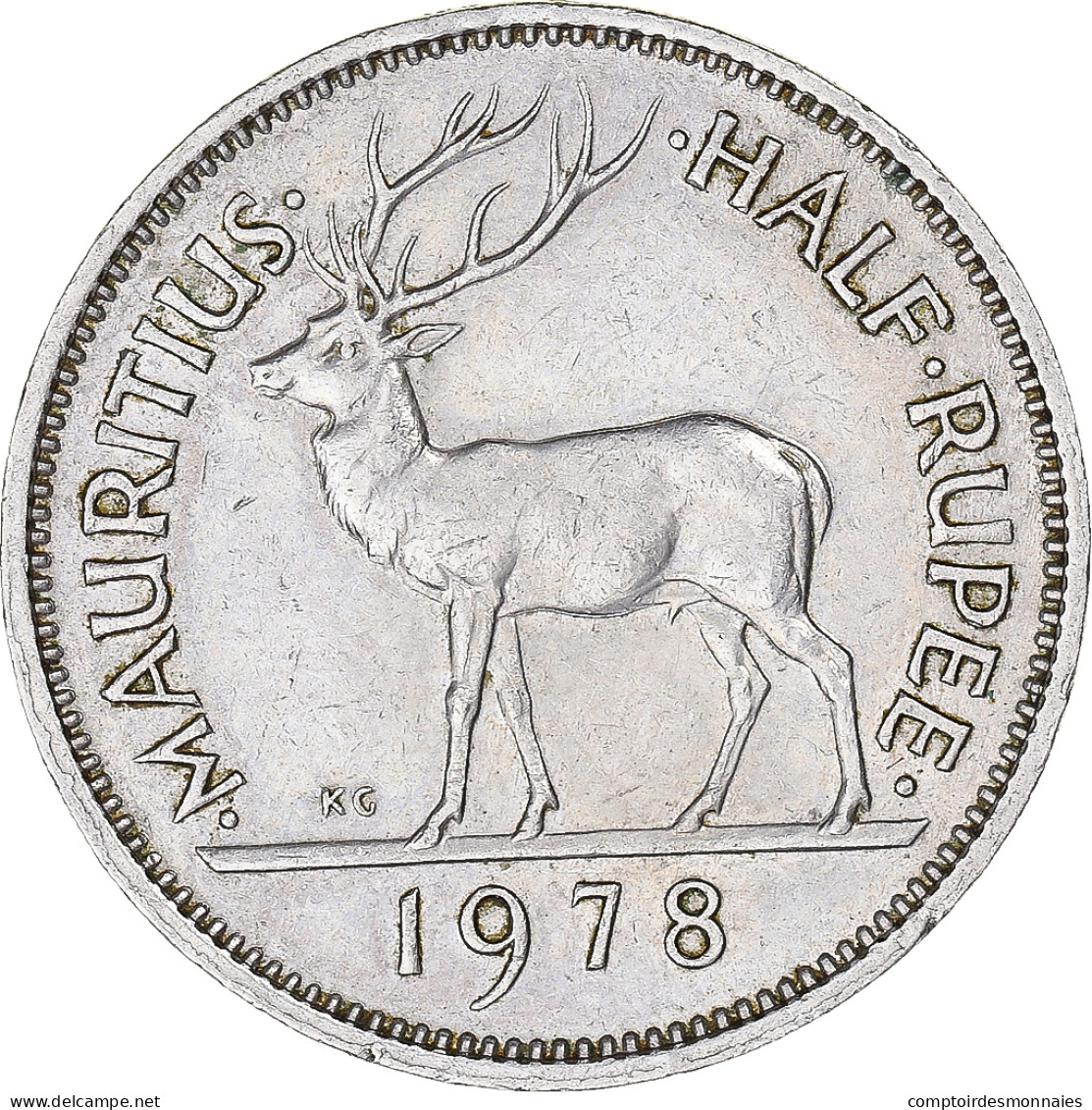 Monnaie, Maurice, 1/2 Rupee, 1978 - Maurice