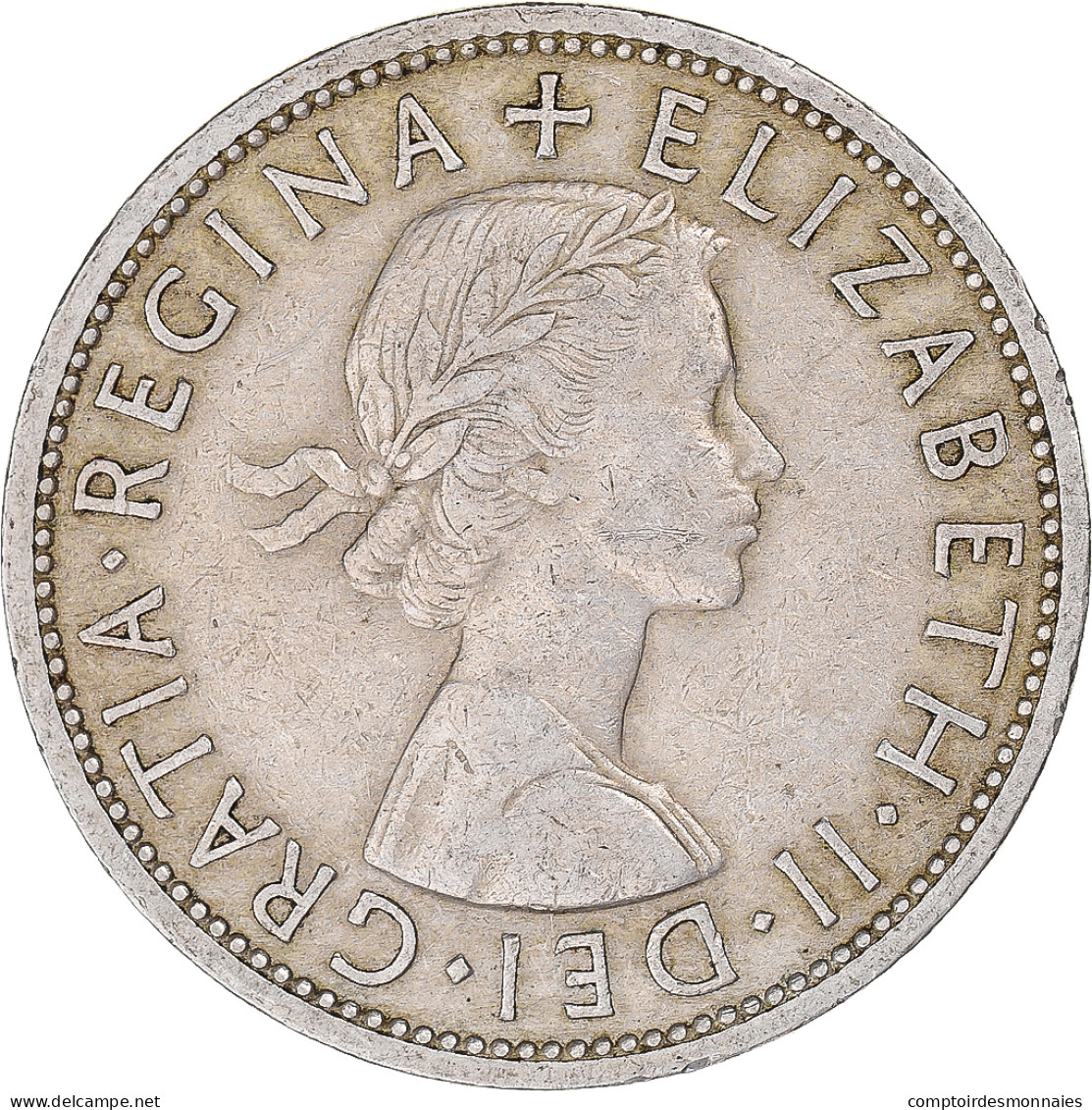 Monnaie, Grande-Bretagne, 1/2 Crown, 1957 - K. 1/2 Crown