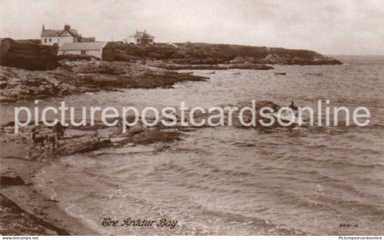 TRE ARDDUR BAY ANGLESEY OLD R/P POSTCARD WALES TREARDDUR BAY - Anglesey