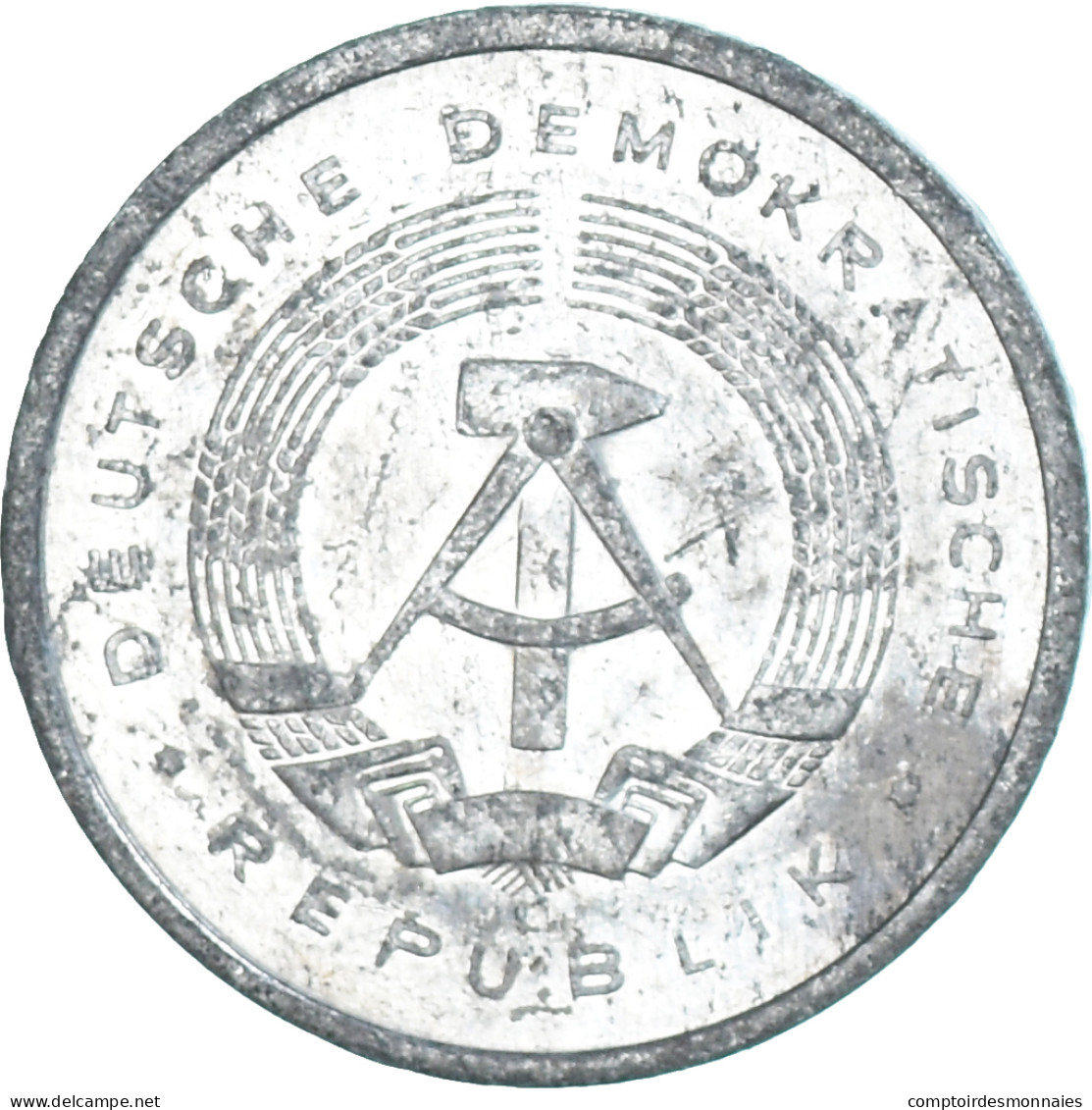 Monnaie, République Démocratique Allemande, 5 Pfennig, 1989 - 5 Pfennig