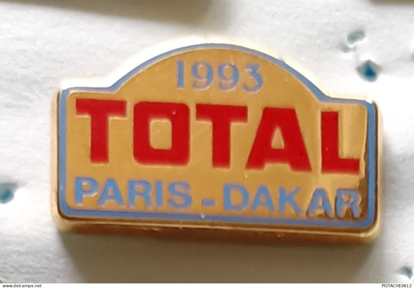 Pin's TOTAL Paris Dakar 1993 Rallye - Rallye