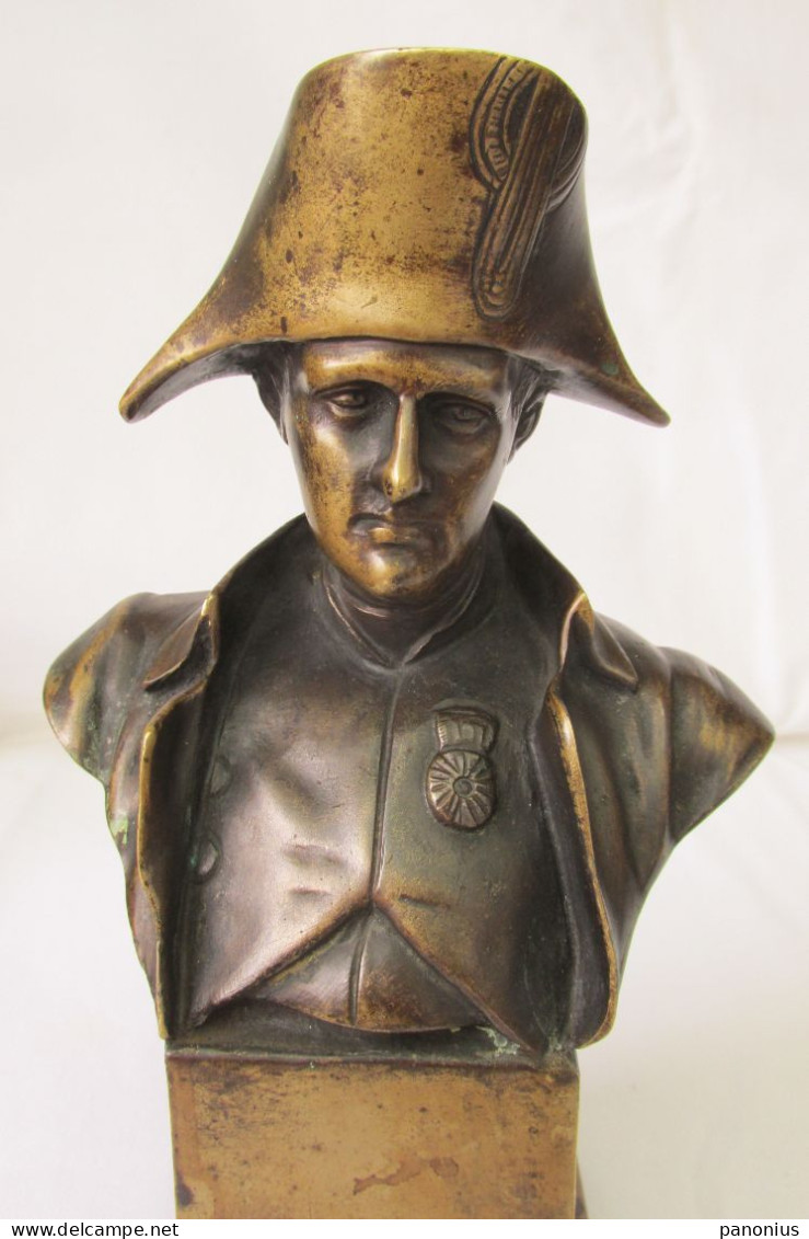 NAPOLEON BONAPARTE FRANCE - OLD BUST SCULPTURE, BRONZE - Bronzes