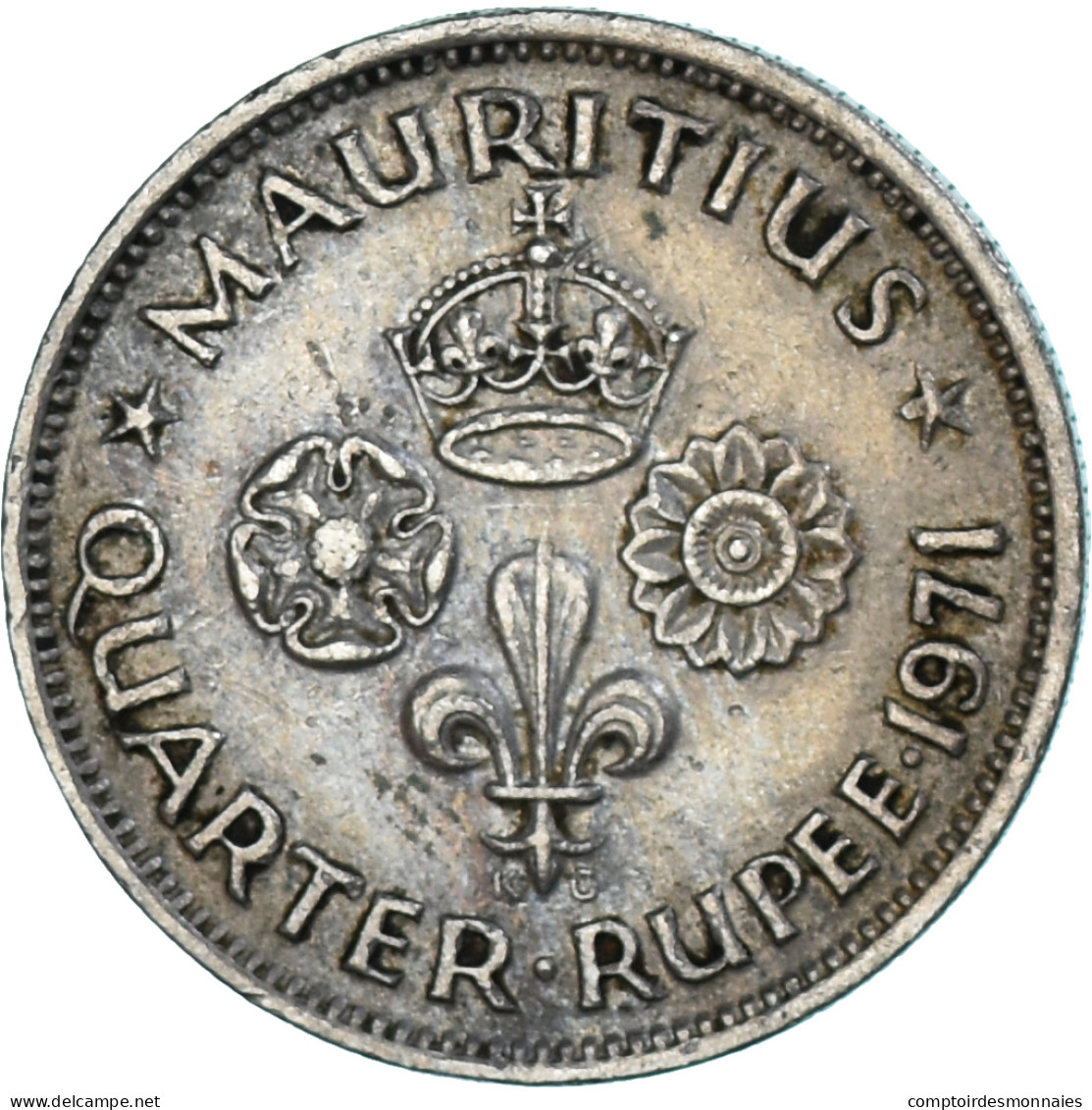 Monnaie, Maurice, 1/4 Rupee, 1971 - Maurice