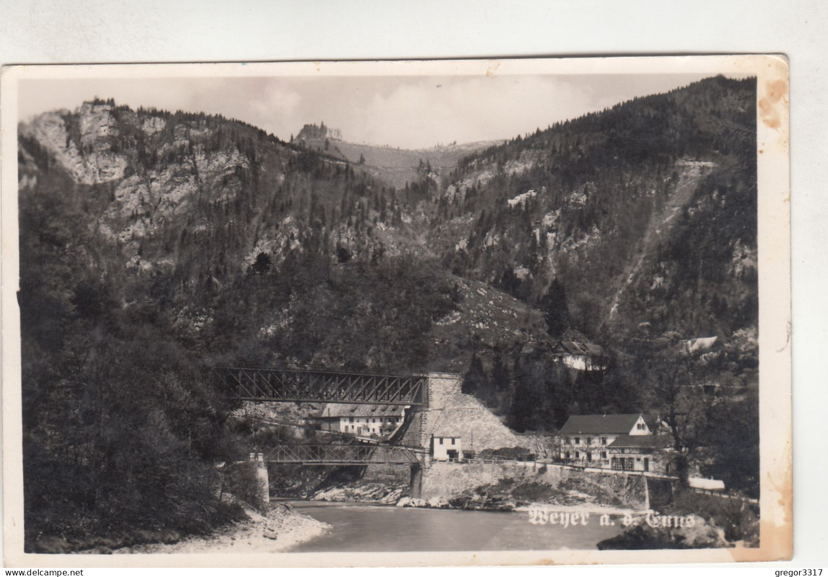 D442) WEYER A. D. ENNS - Tolle FOTO AK 1942 - Weyer