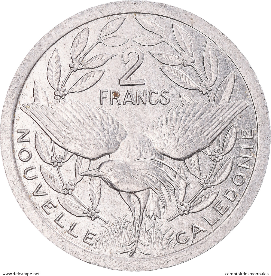 Monnaie, Nouvelle-Calédonie, 2 Francs, 1989 - Nieuw-Caledonië