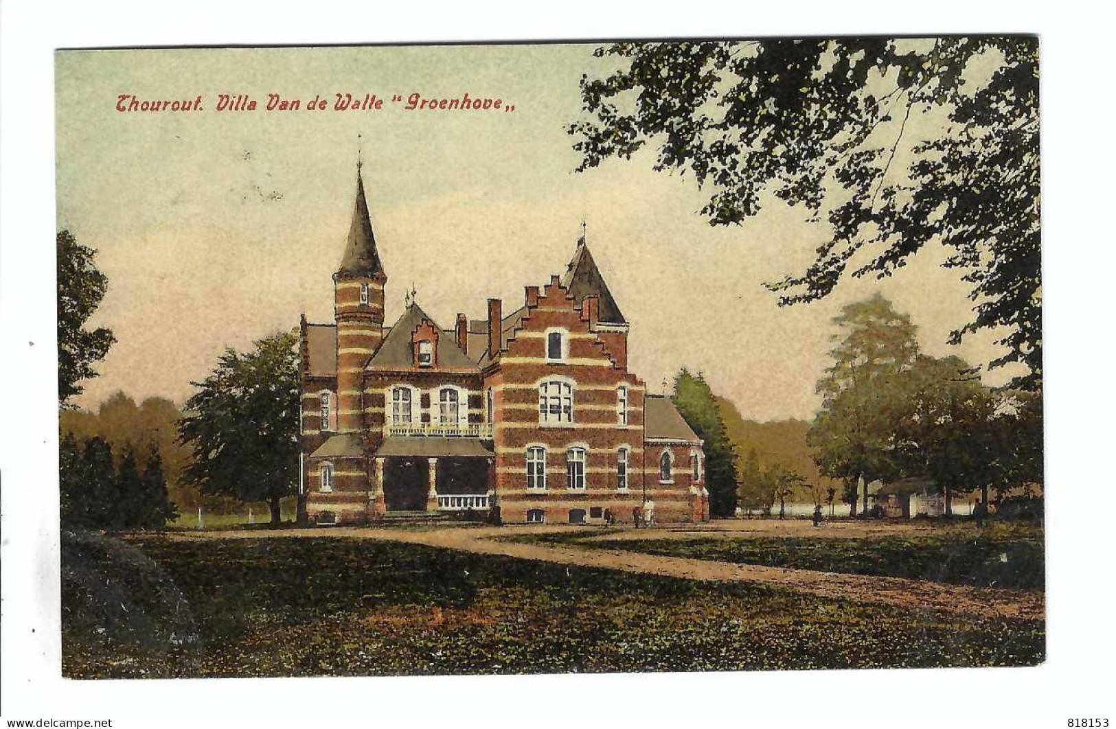 Torhout  Thourout  Villa Van De Walle "Groenhove" 1909 - Torhout