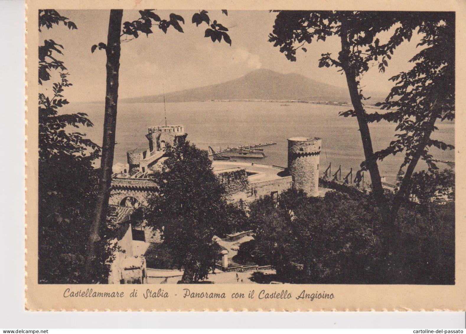 CASTELLAMMARE DI STABIA  PANORAMA DAL CASTELLO ANGIOINO - Castellammare Di Stabia