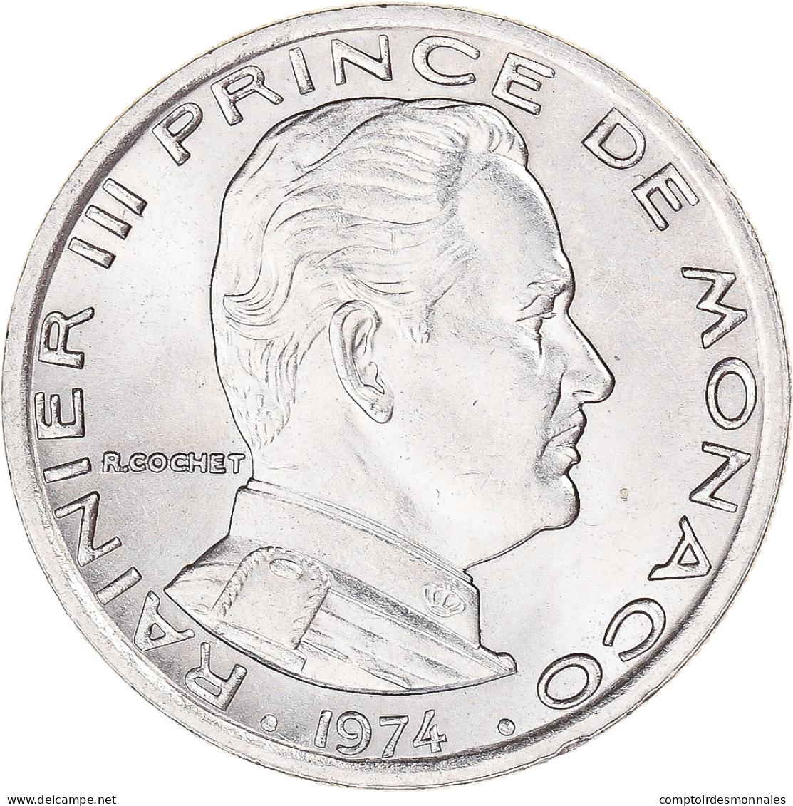 Monnaie, Monaco, Franc, 1974 - 1960-2001 Nouveaux Francs