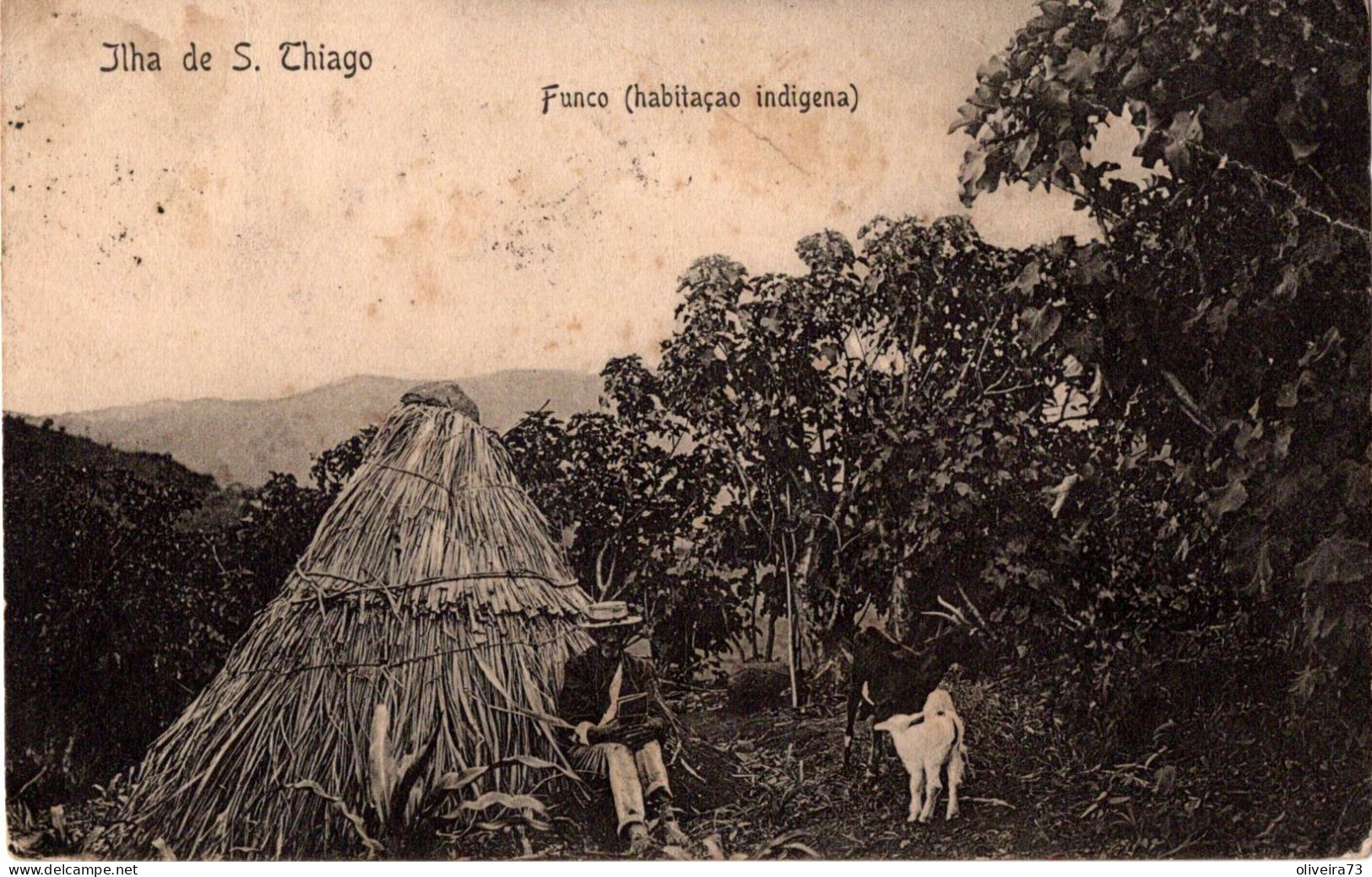 CABO VERDE - ILHA DE S TIAGO - Funco (habitação Indigena) - Cap Vert
