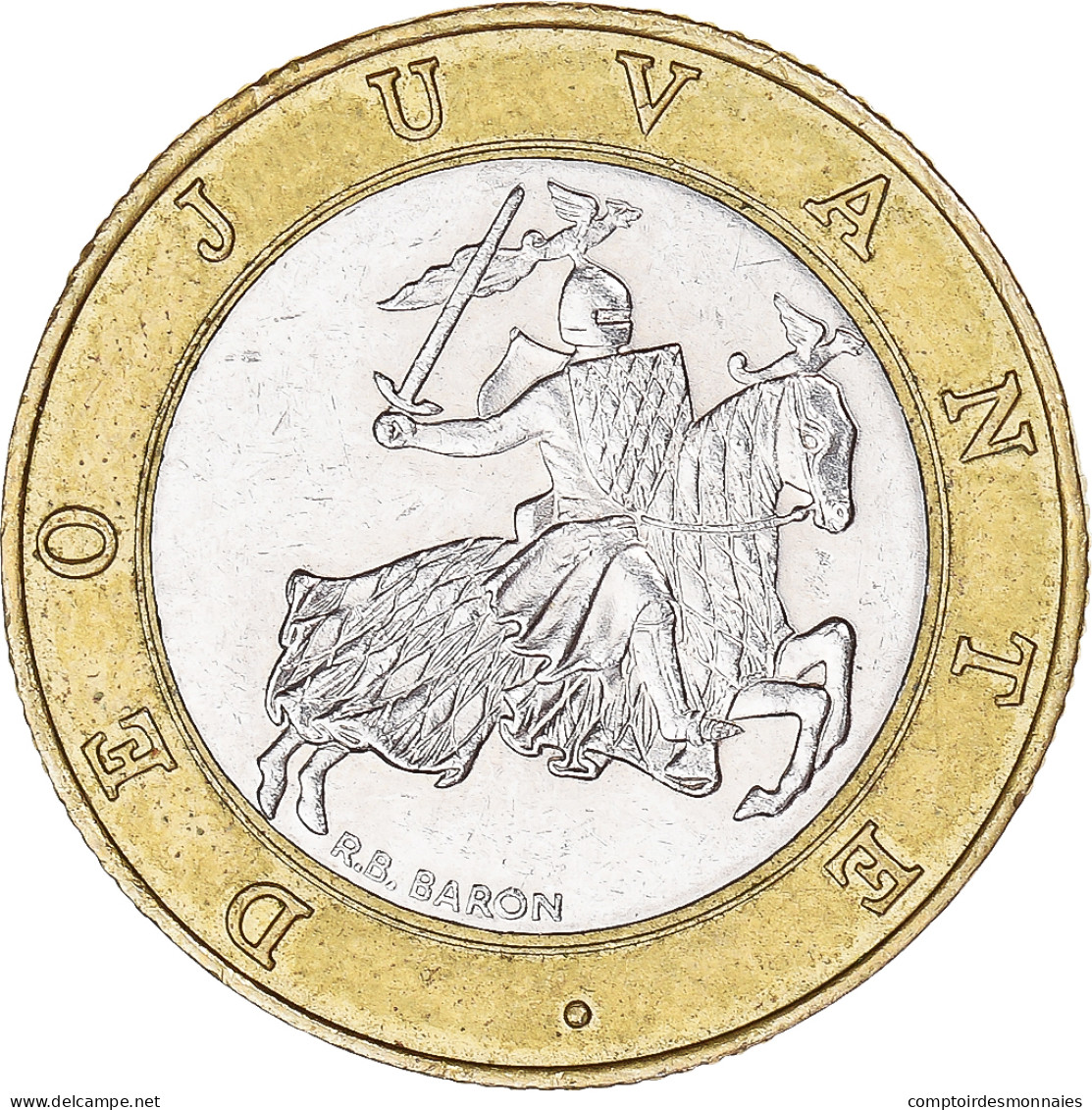 Monnaie, Monaco, 10 Francs, 1991 - 1960-2001 Nouveaux Francs