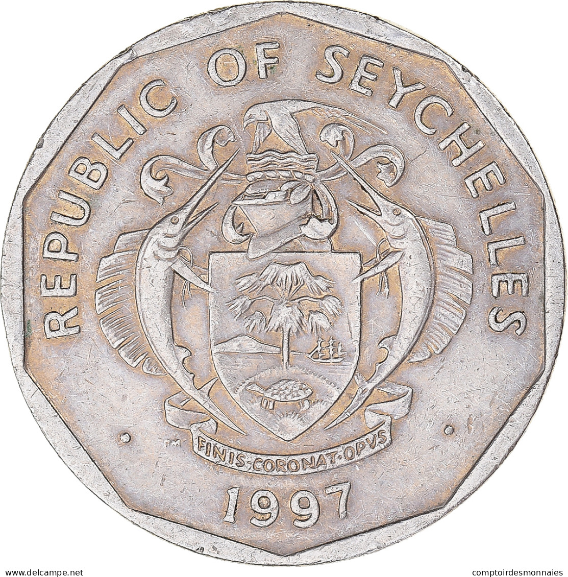 Monnaie, Seychelles, 5 Rupees, 1997 - Seychellen