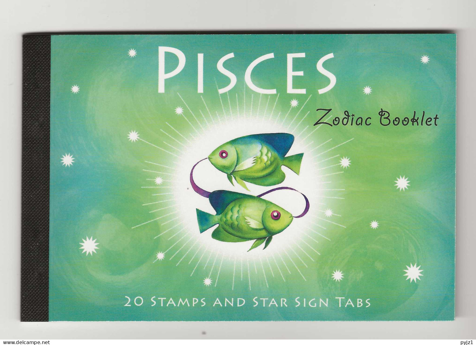 2003 MNH Australia Prestige Booklet, Michel MH-158-II Pisces - Carnets