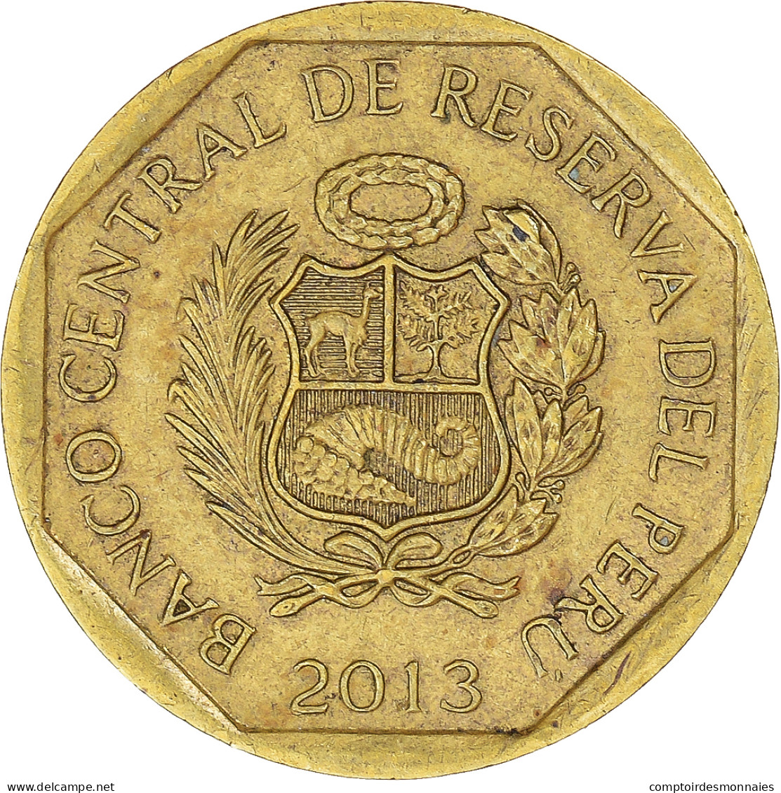 Monnaie, Pérou, 10 Centimos, 2013 - Peru