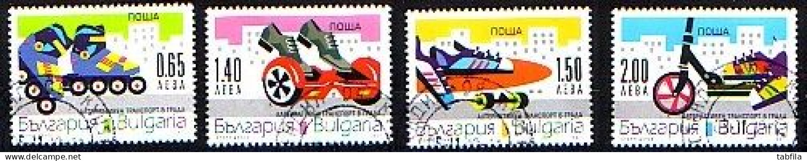 BULGARIA / BULGARIE - 2017 - Transport Alternatif - 4v Used - Used Stamps