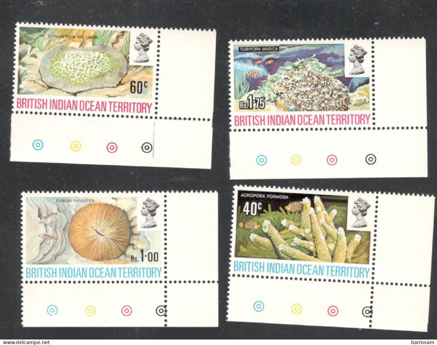 BRITISH INDIAN OCEAN TERRITORY.......1972: Michel 44-7mnh** - Territoire Britannique De L'Océan Indien