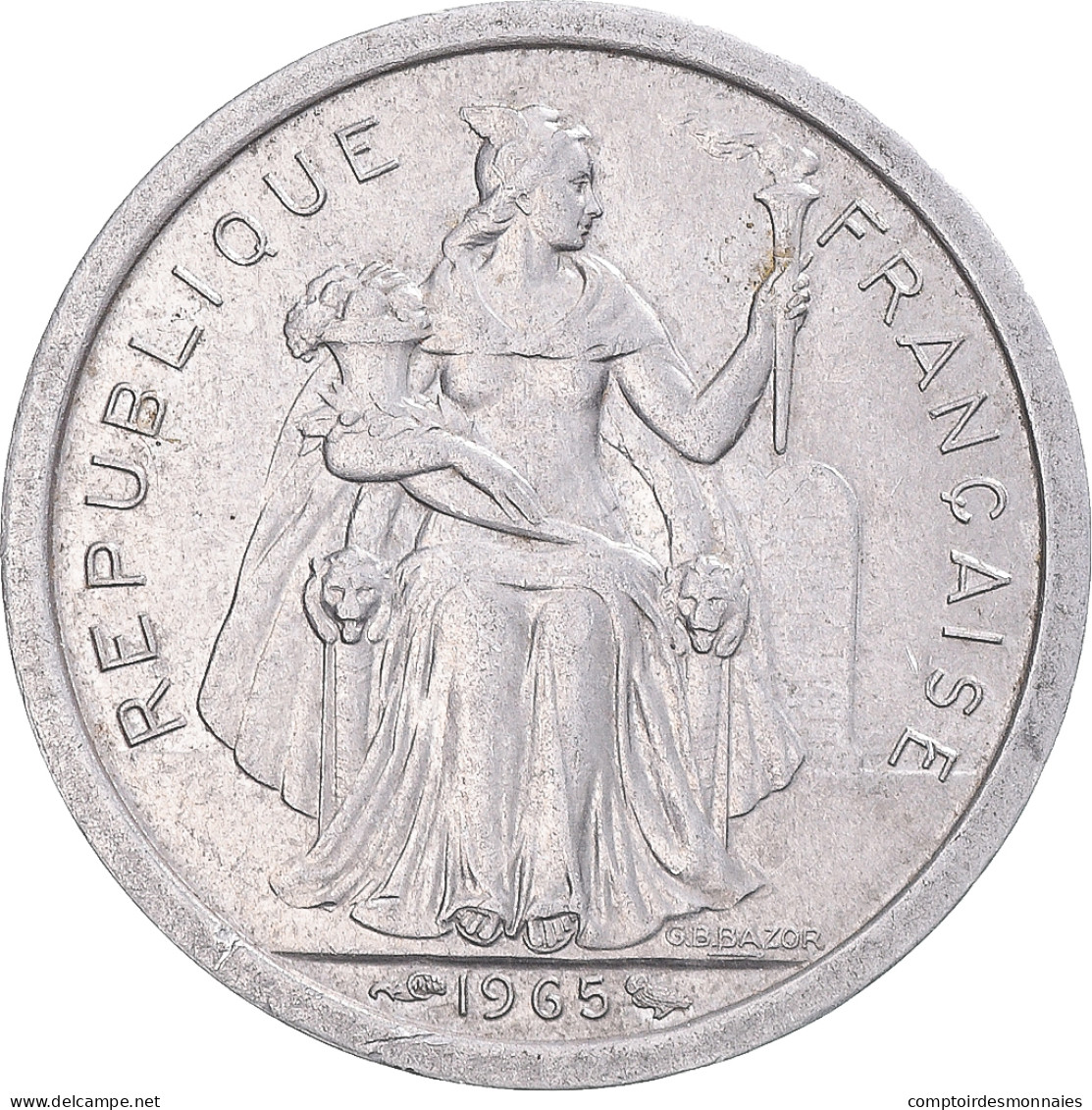 Monnaie, Polynésie Française, Franc, 1965 - Frans-Polynesië