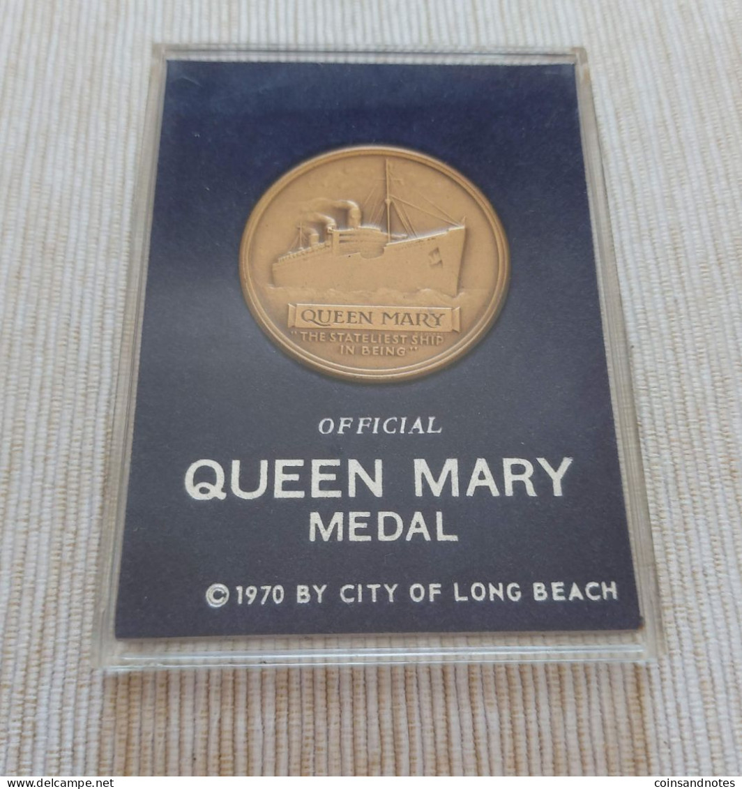 Bronzen Herinneringsmedaille SS Queen Mary 1970 - Collezioni