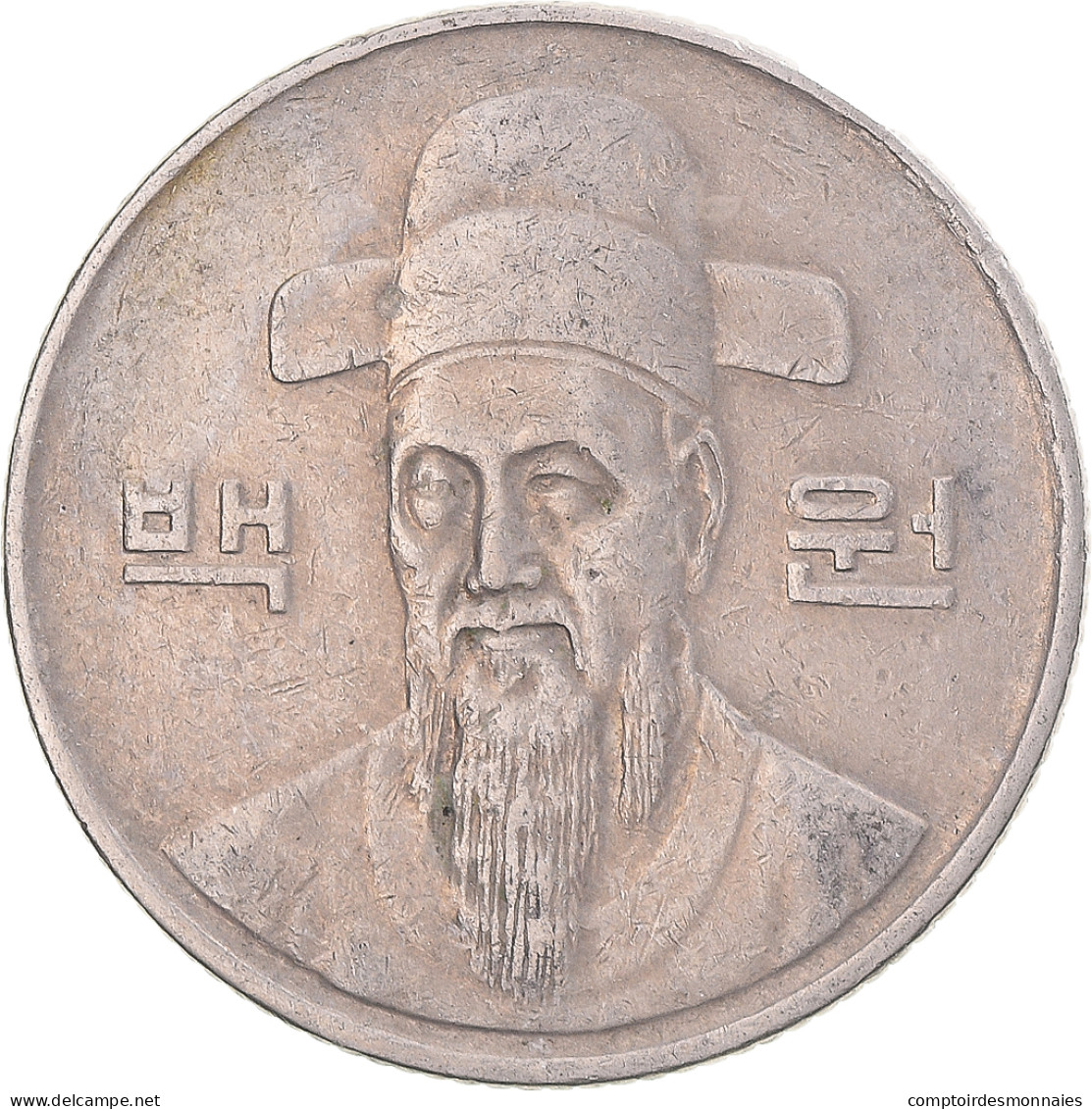 Monnaie, Corée, 100 Won, 1989 - Korea, South