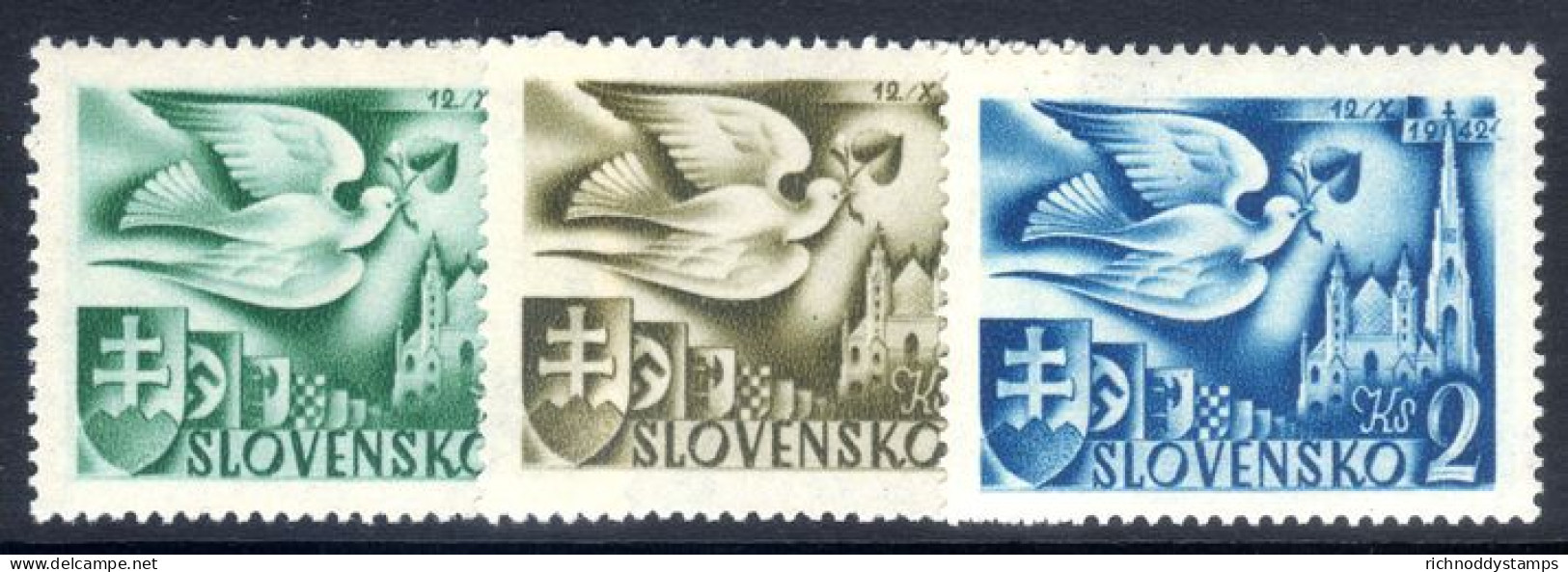 Slovakia 1942 European Postal Congress Unmounted Mint. - Nuovi