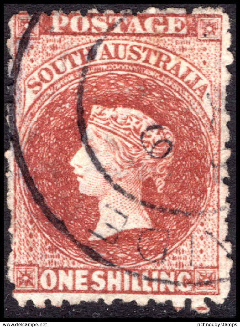 South Australia 1870-73 1s Chestnut Fine Used. - Oblitérés