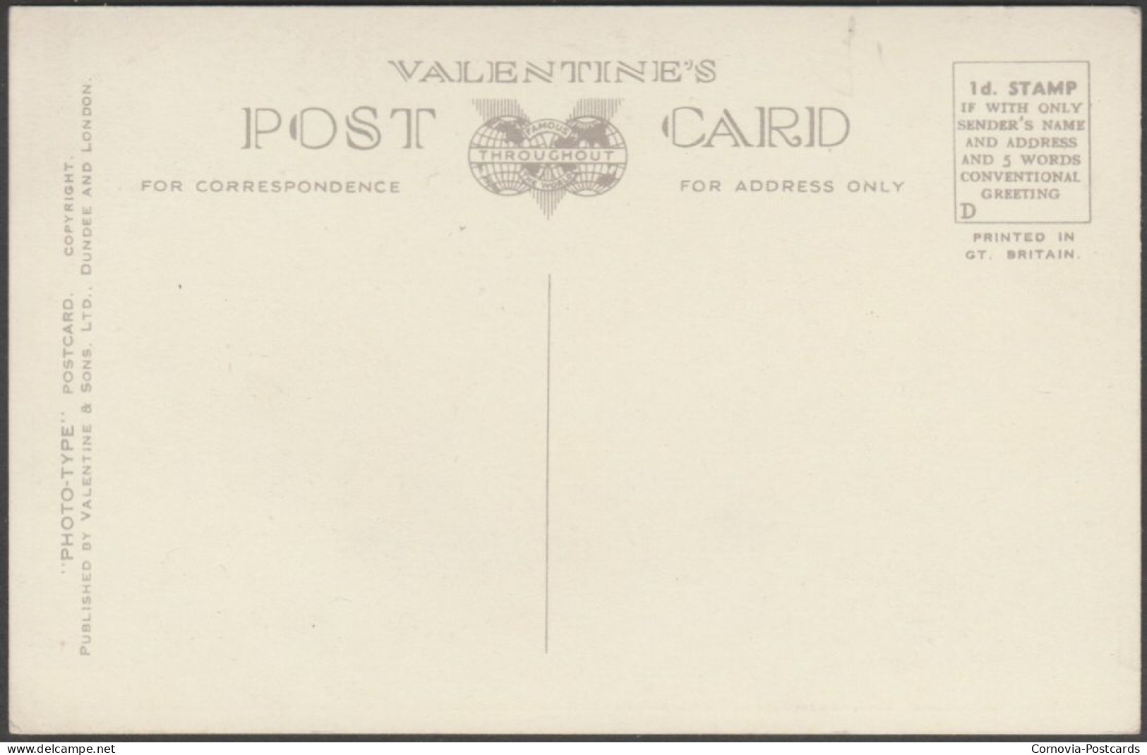 Fountain, Cheltenham Promenade, Gloucestershire, C.1940 - Valentine's Postcard - Cheltenham