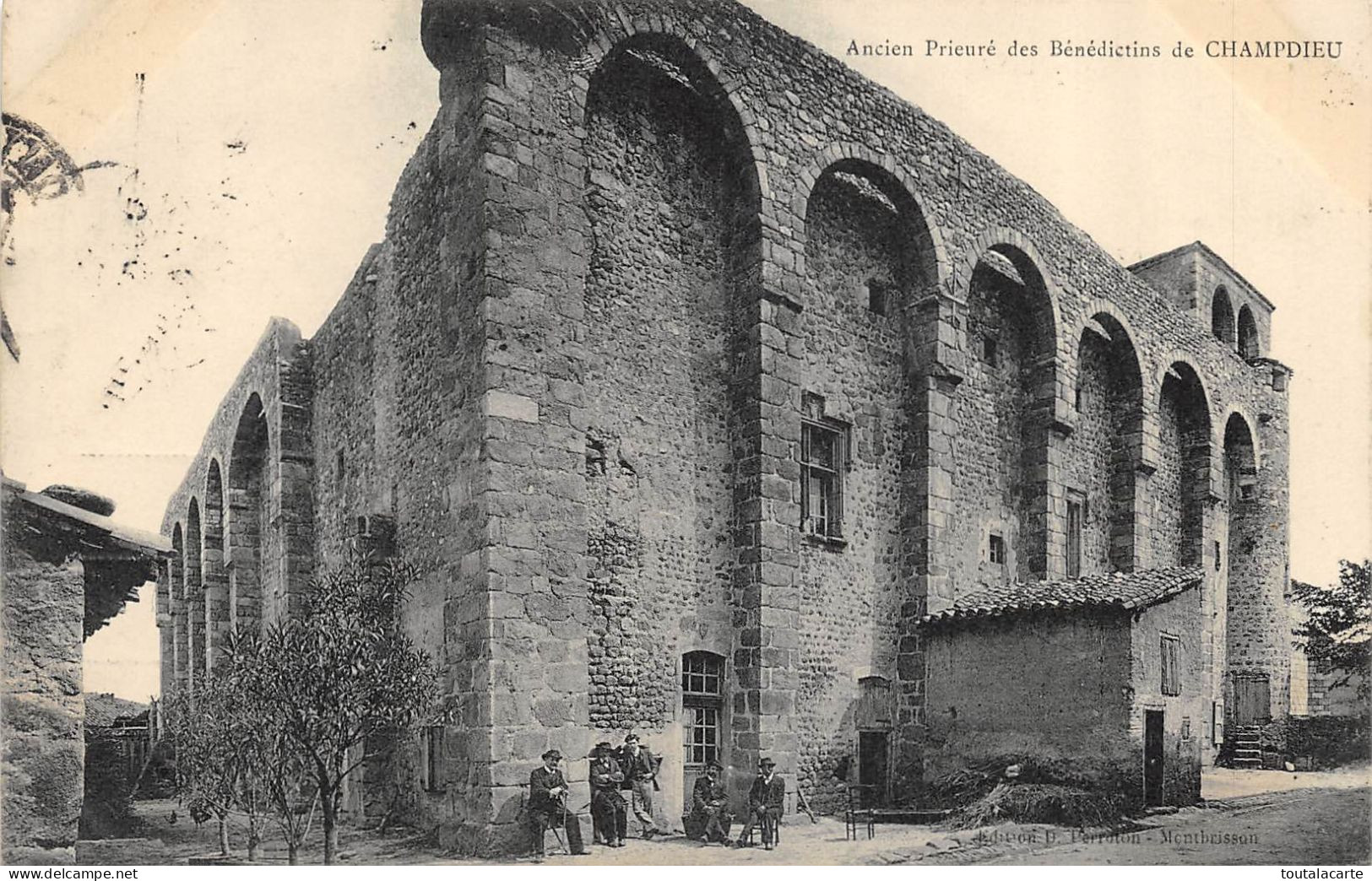 CPA 42 ANCIEN PRIEURE DES BENEDICTINS DE CHAMPDIEU - Autres & Non Classés