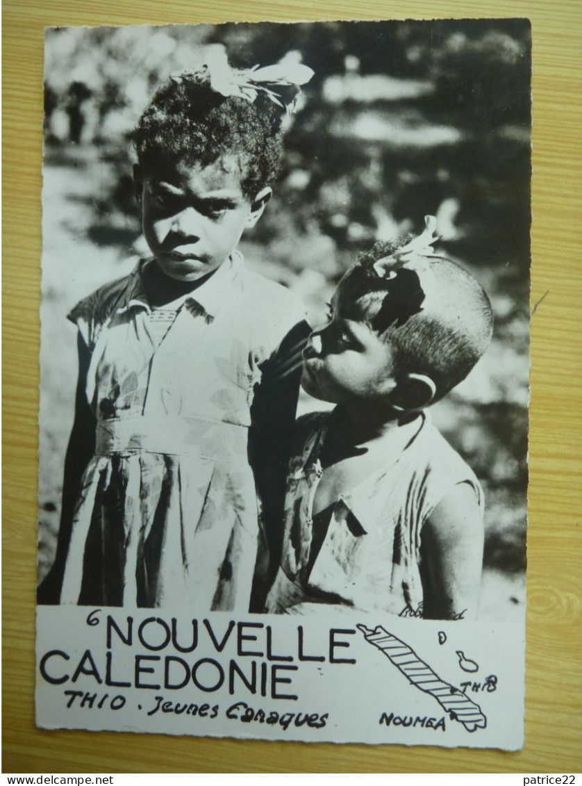 CPSM NOUVELLE CALEDONIE THIO JEUNES ENFANTS CANAQUES - Nouvelle Calédonie