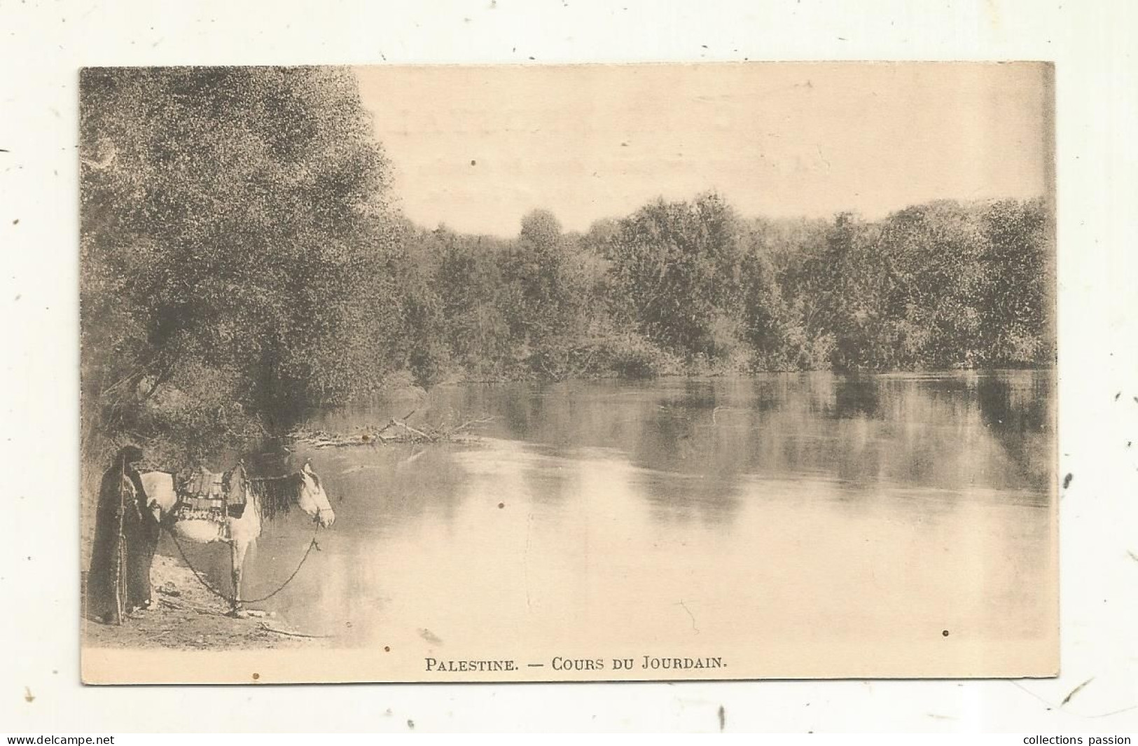 Cp, PALESTINE, Cours Du JOURDAN, Phot. Frandisc. Miss, Vanves , Vierge - Palestine