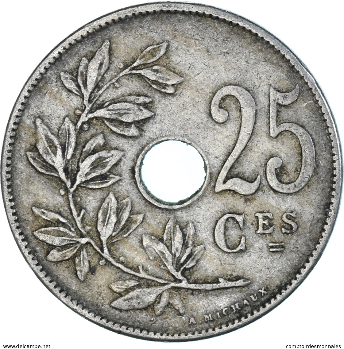 Monnaie, Belgique, 25 Centimes, 1920 - 25 Cent