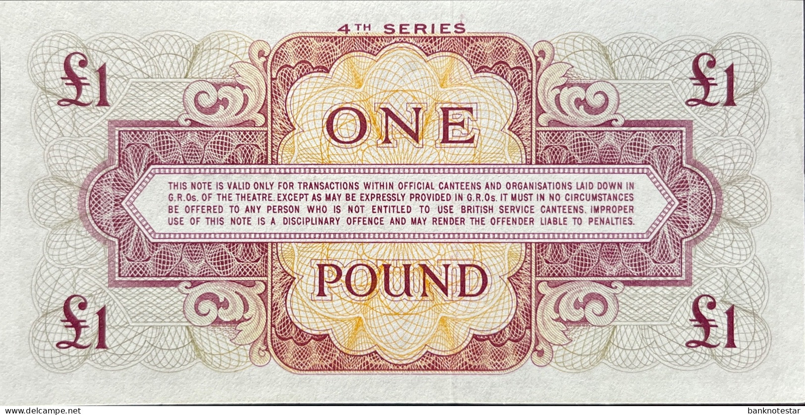 Great Britain 1 Pound, P-M36 (ND) - UNC - Fuerzas Armadas Británicas & Recibos Especiales