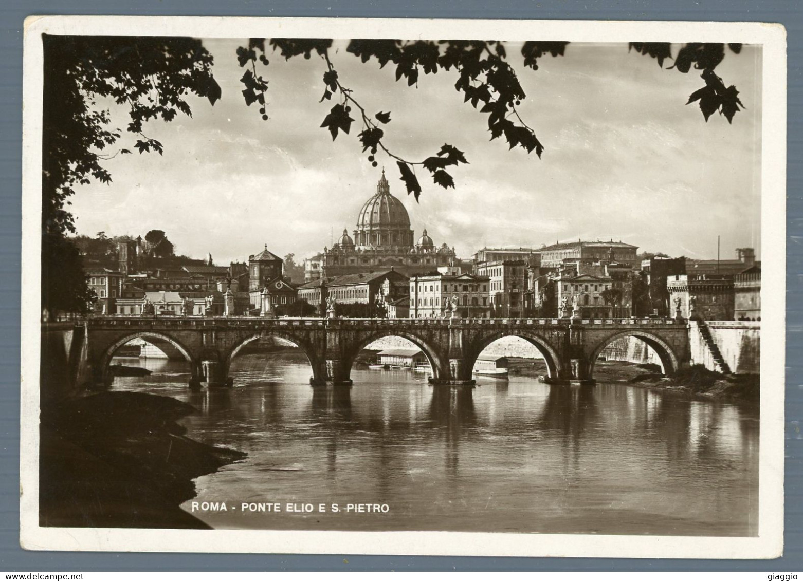 °°° Cartolina - Roma N. 82 Ponte Elio E S. Pietro Viaggiata °°° - Pontes