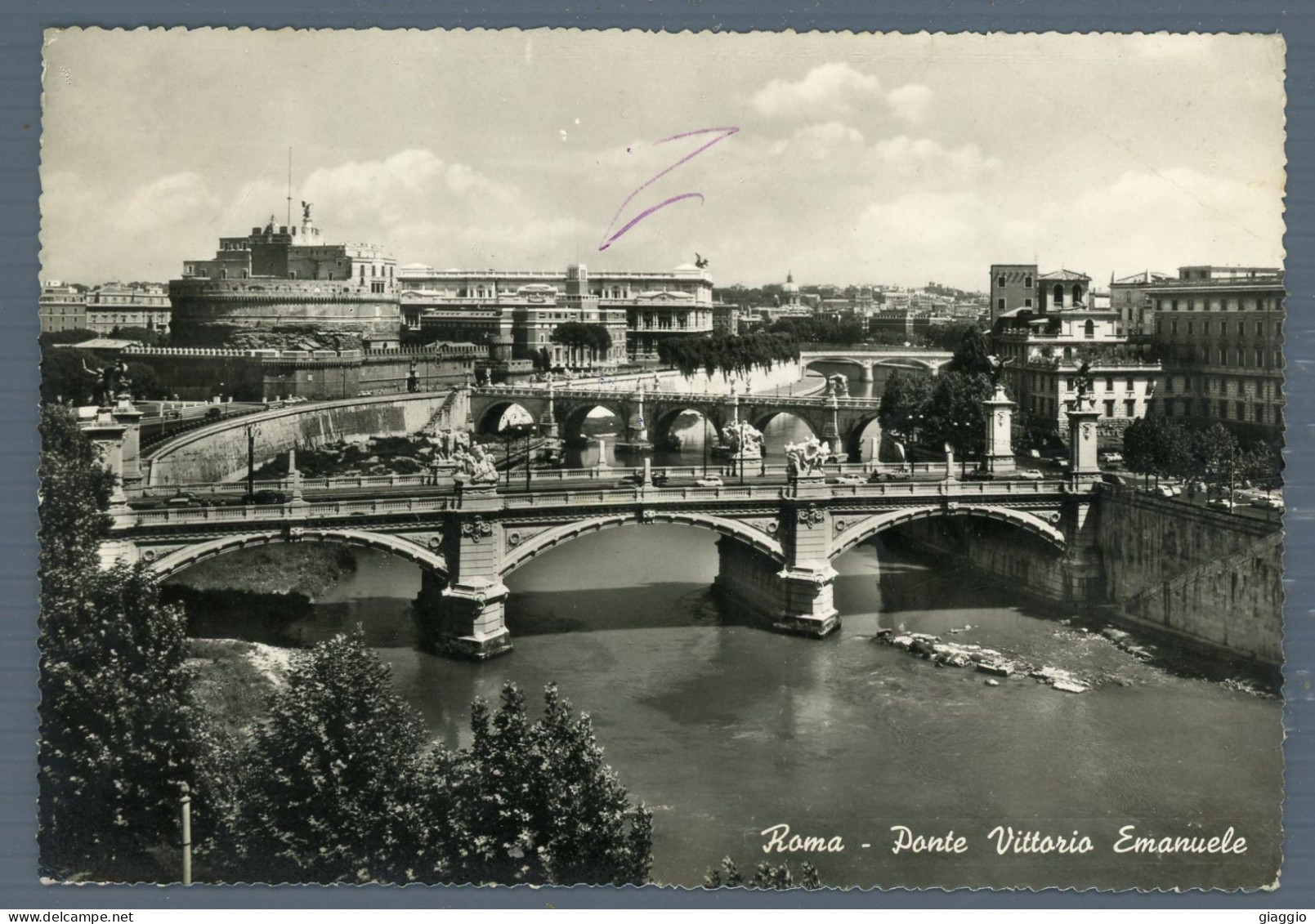 °°° Cartolina - Roma N. 83 Ponte Vittorio Emanuele Viaggiata °°° - Brücken