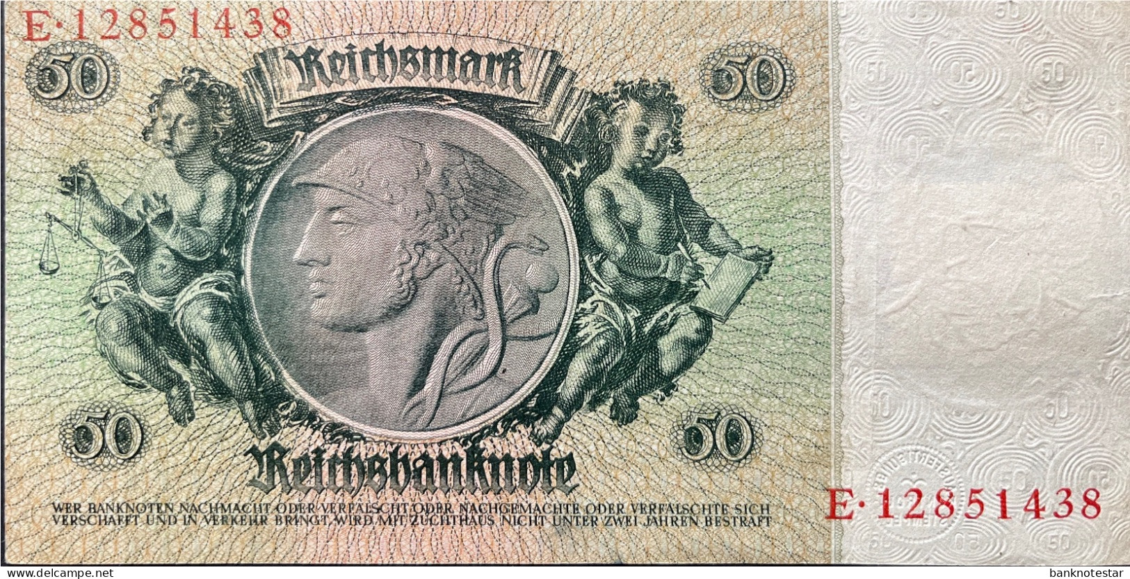 Germany East 50 Mark, P-6b (1948) - Extremely Fine - 50 Deutsche Mark