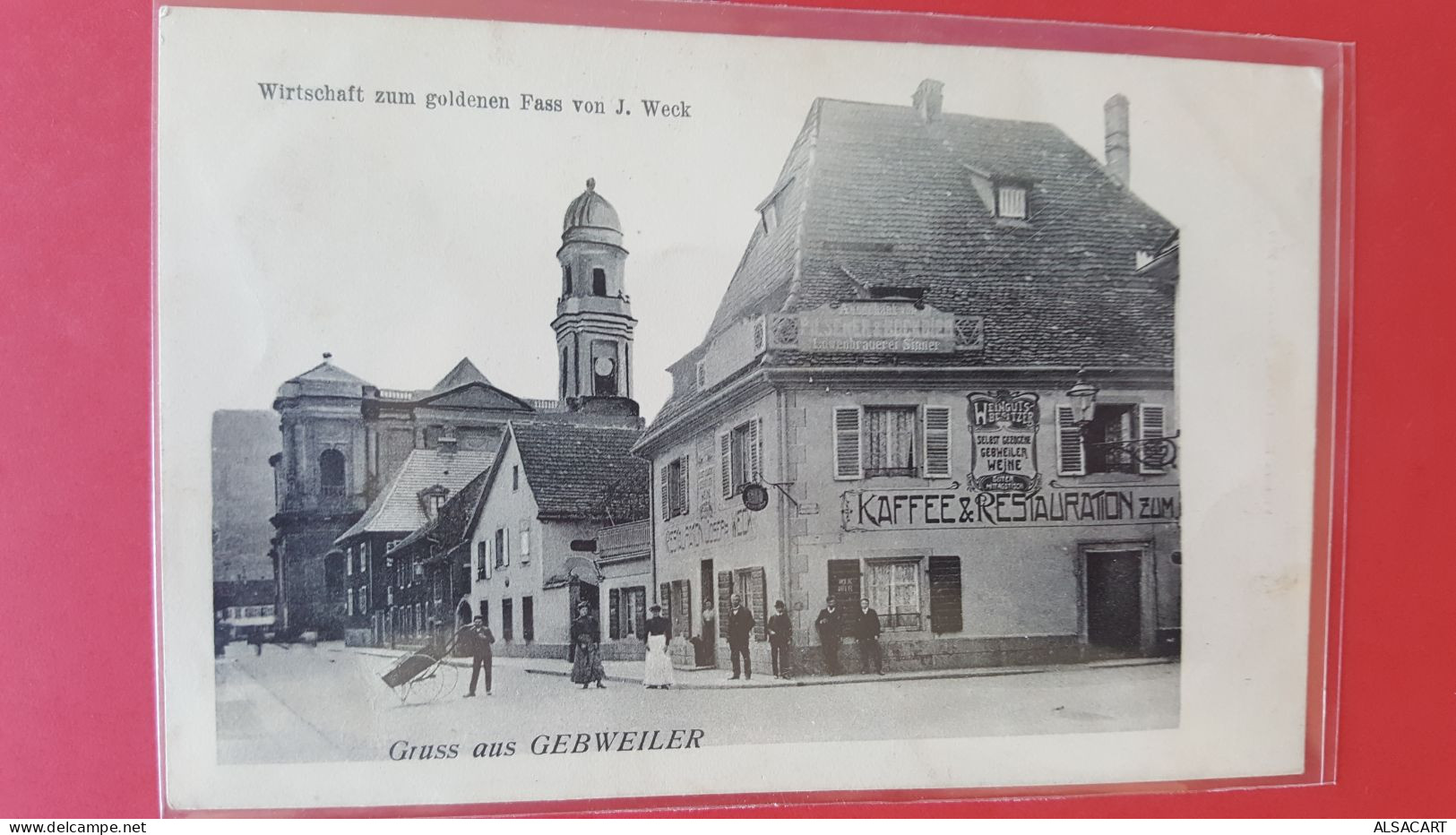 Gruss Aus Guebwiller , Restaurant Zum Goldene Fass , Aux Tonneau D'or - Guebwiller