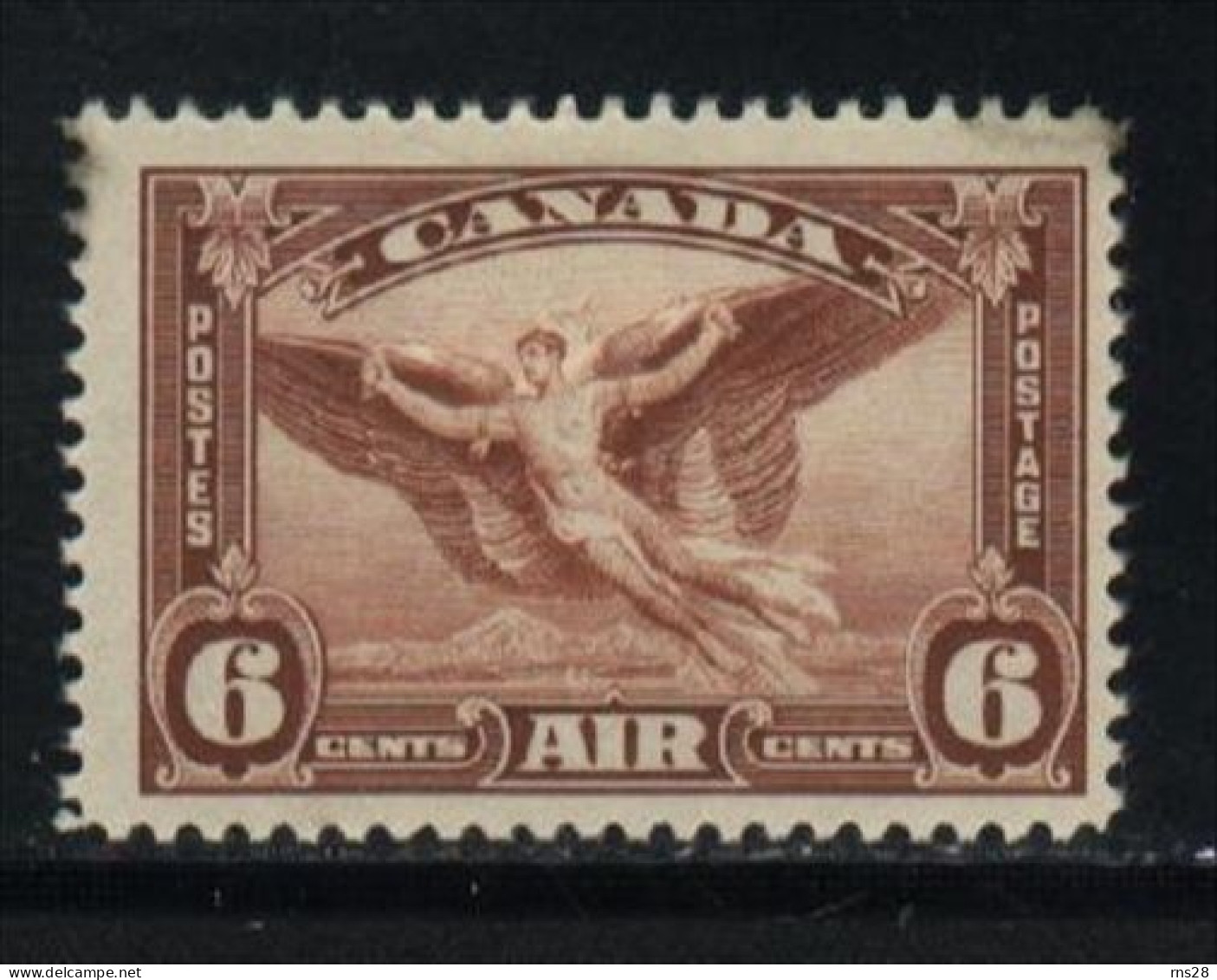 Canada C5 ( Z9 ) HINGED Value $ 4.25 - Airmail